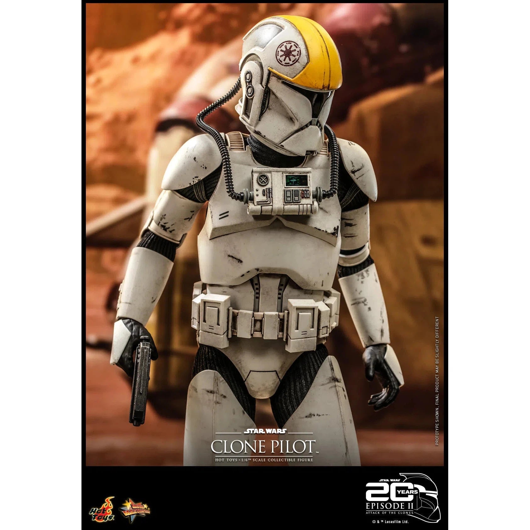 Clone Pilot: Star Wars: Attack Of The Clones: MMS648 Hot Toys