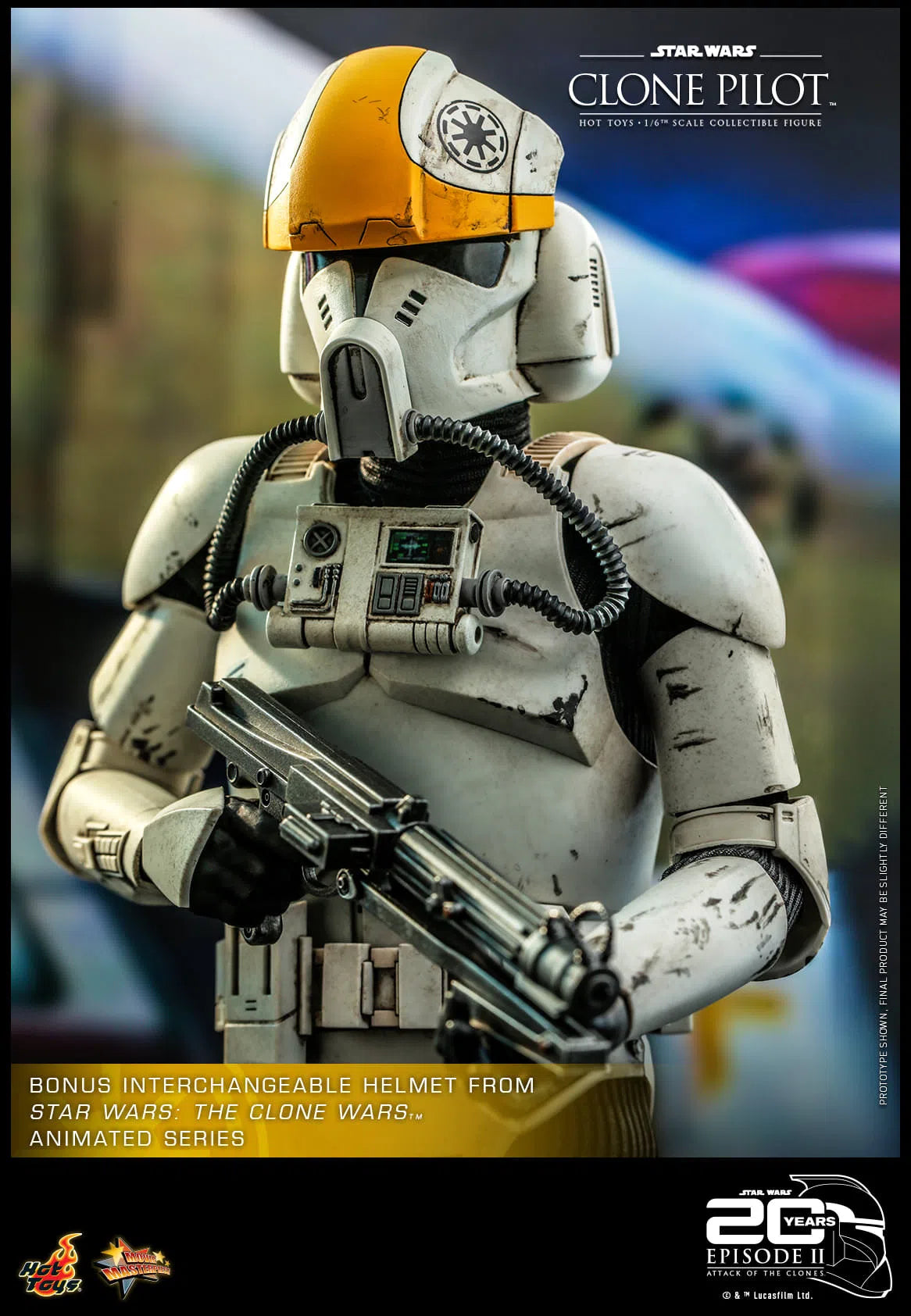 Clone Pilot: Star Wars: Attack Of The Clones: MMS648 Hot Toys