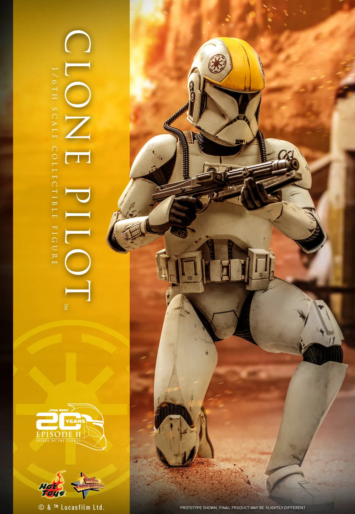 Clone Pilot: Star Wars: Attack Of The Clones: MMS648 Hot Toys