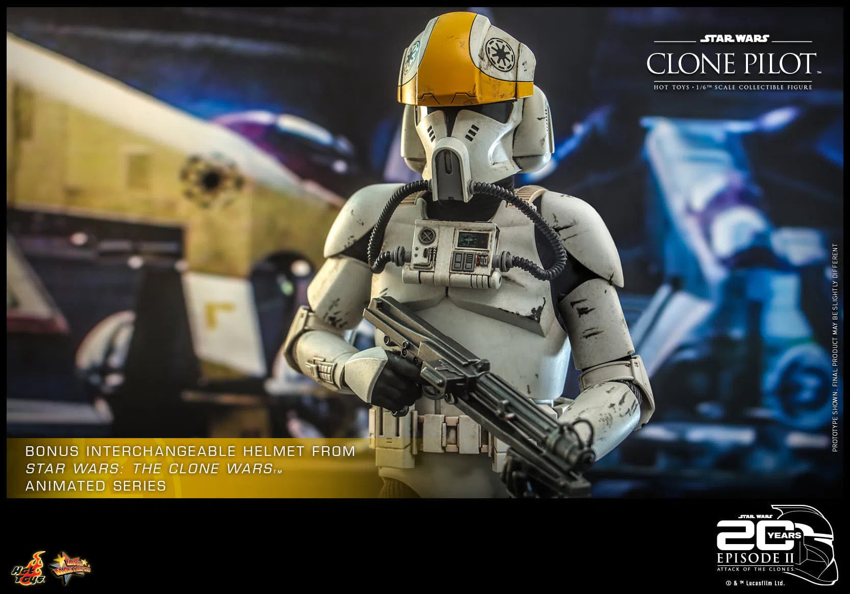 Clone Pilot: Star Wars: Attack Of The Clones: MMS648 Hot Toys