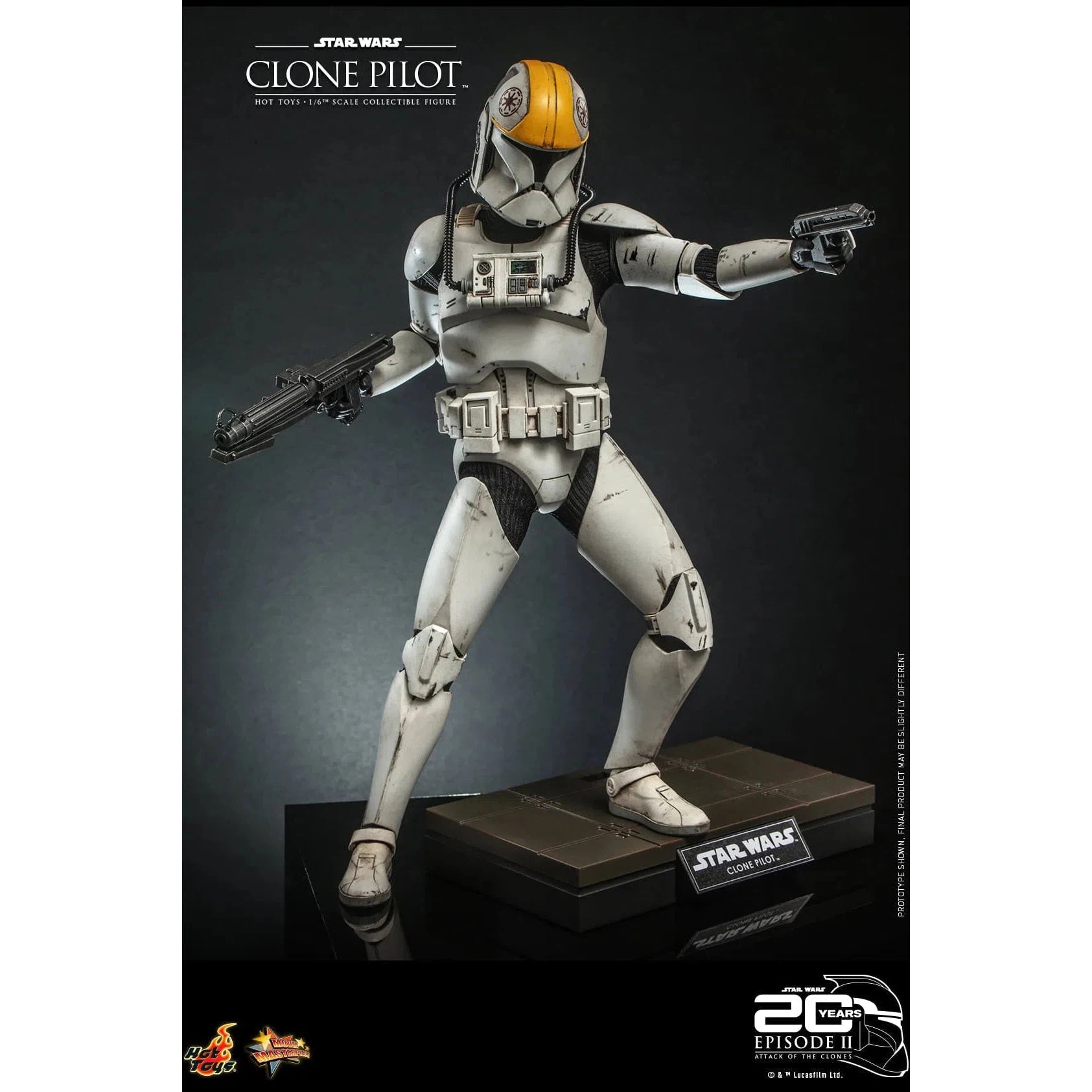 Clone Pilot: Star Wars: Attack Of The Clones: MMS648 Hot Toys