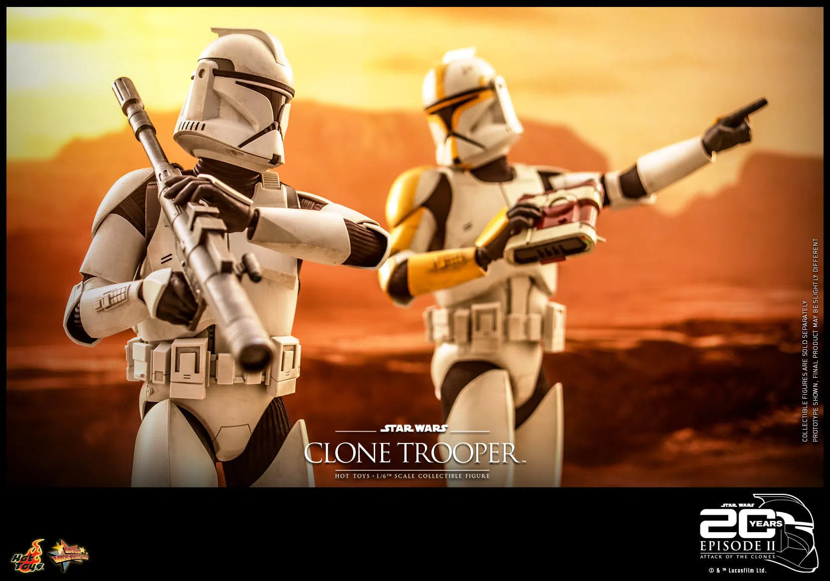 Clone Trooper: Star Wars: Attack Of The Clones: MMS647 Hot Toys