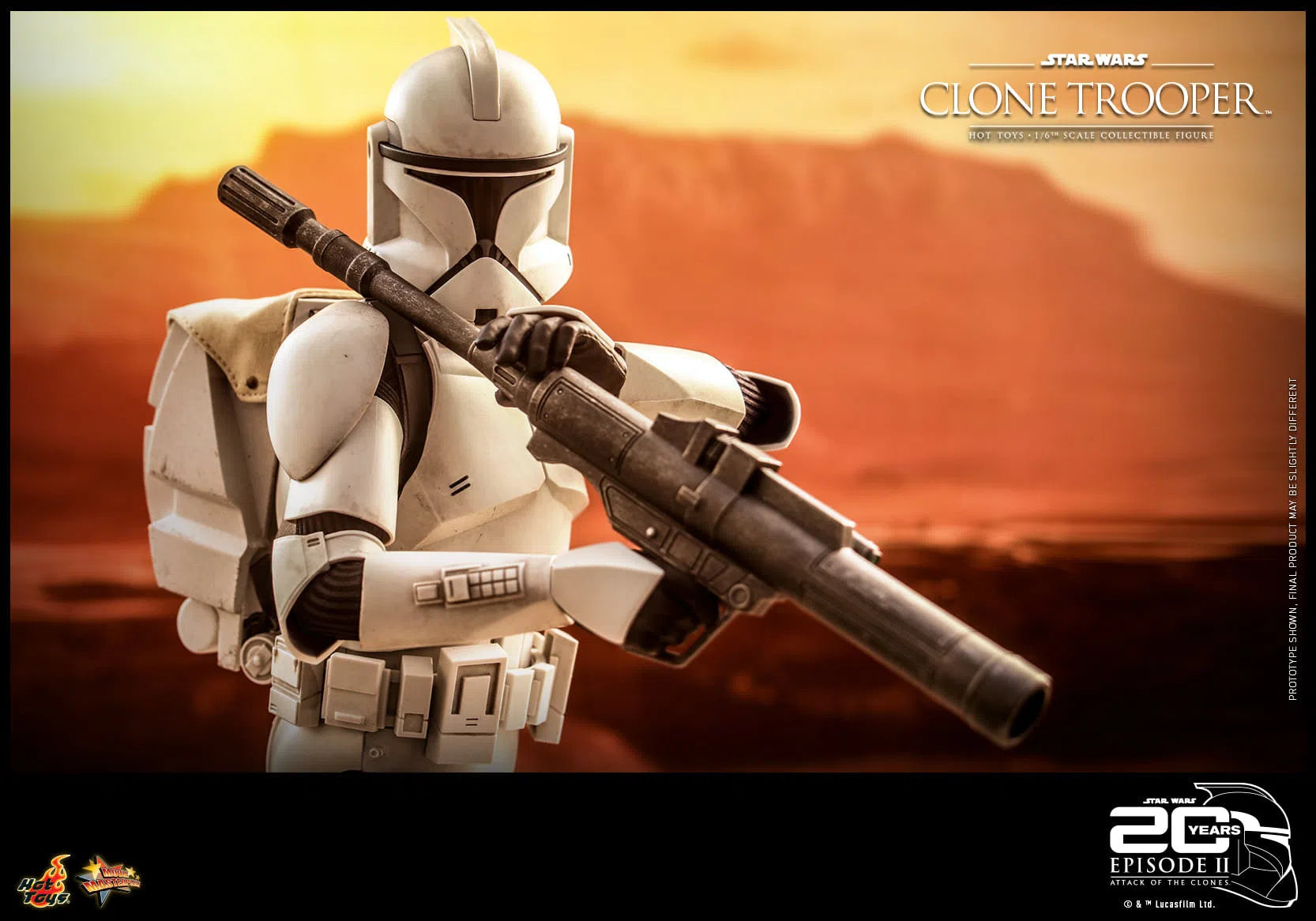 Clone Trooper: Star Wars: Attack Of The Clones: MMS647 Hot Toys