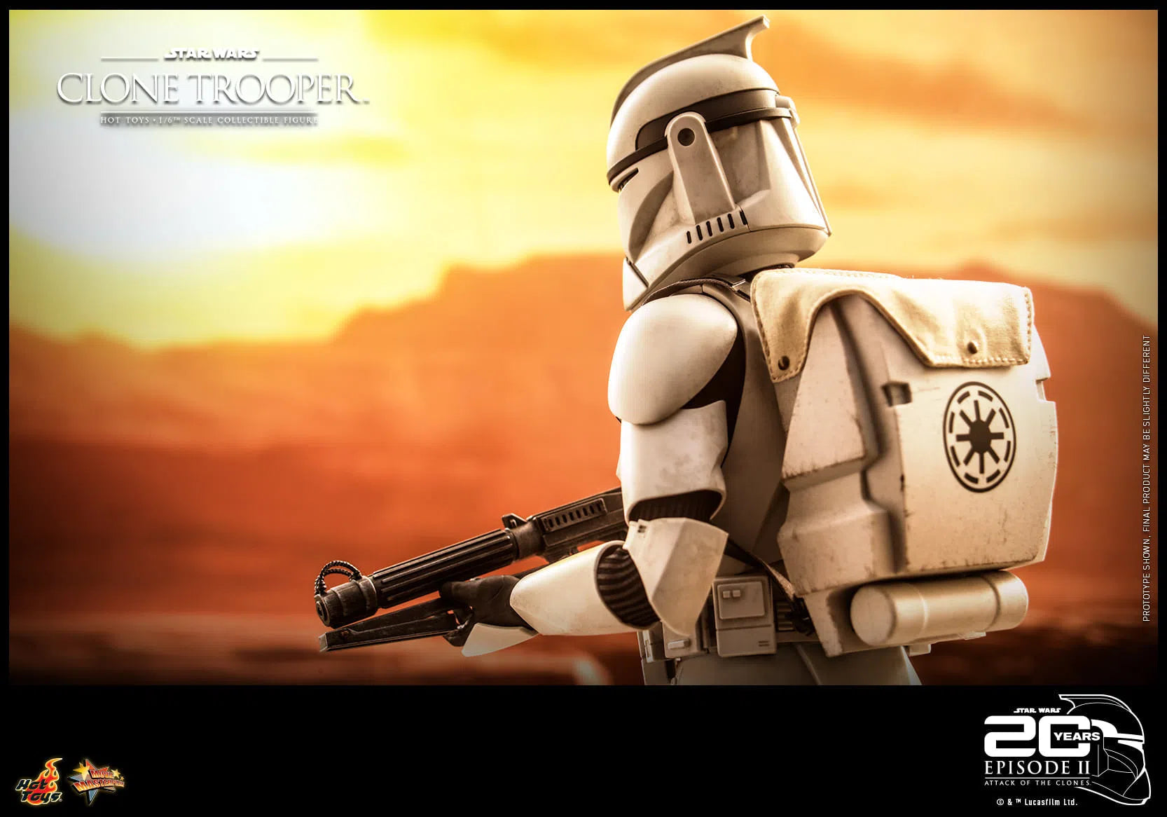 Clone Trooper: Star Wars: Attack Of The Clones: MMS647 Hot Toys