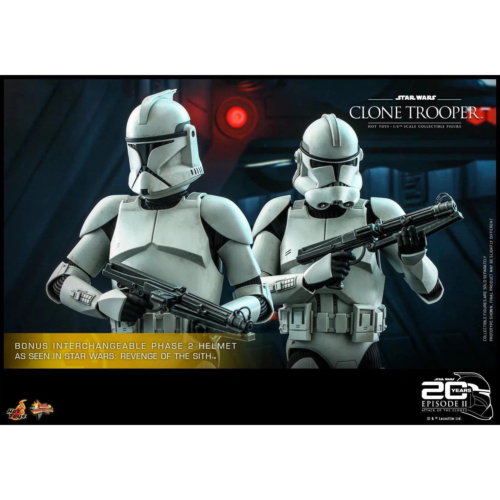 Clone Trooper: Star Wars: Attack Of The Clones: MMS647 Hot Toys