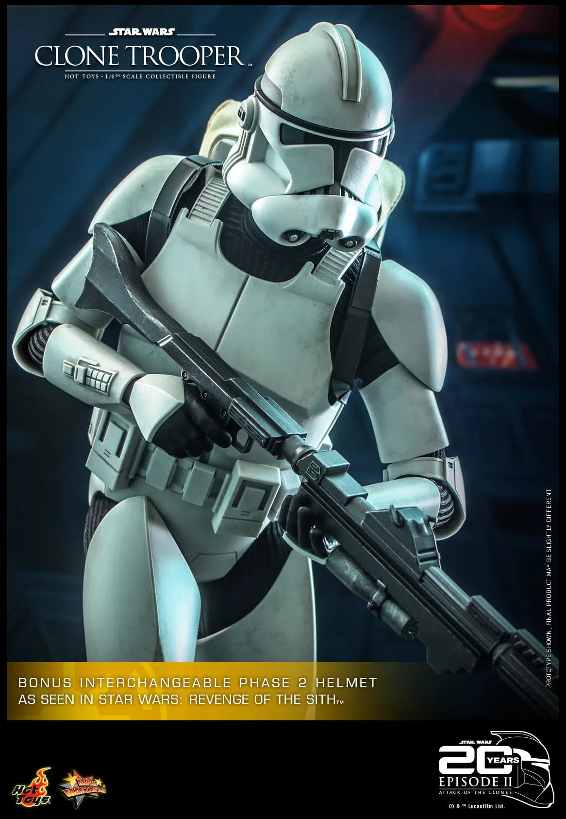 Clone Trooper: Star Wars: Attack Of The Clones: MMS647 Hot Toys