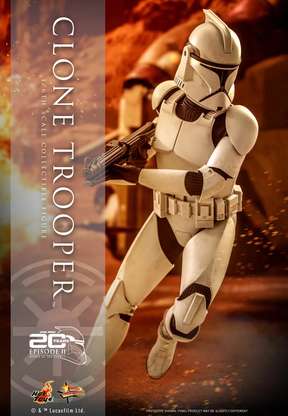 Clone Trooper: Star Wars: Attack Of The Clones: MMS647 Hot Toys