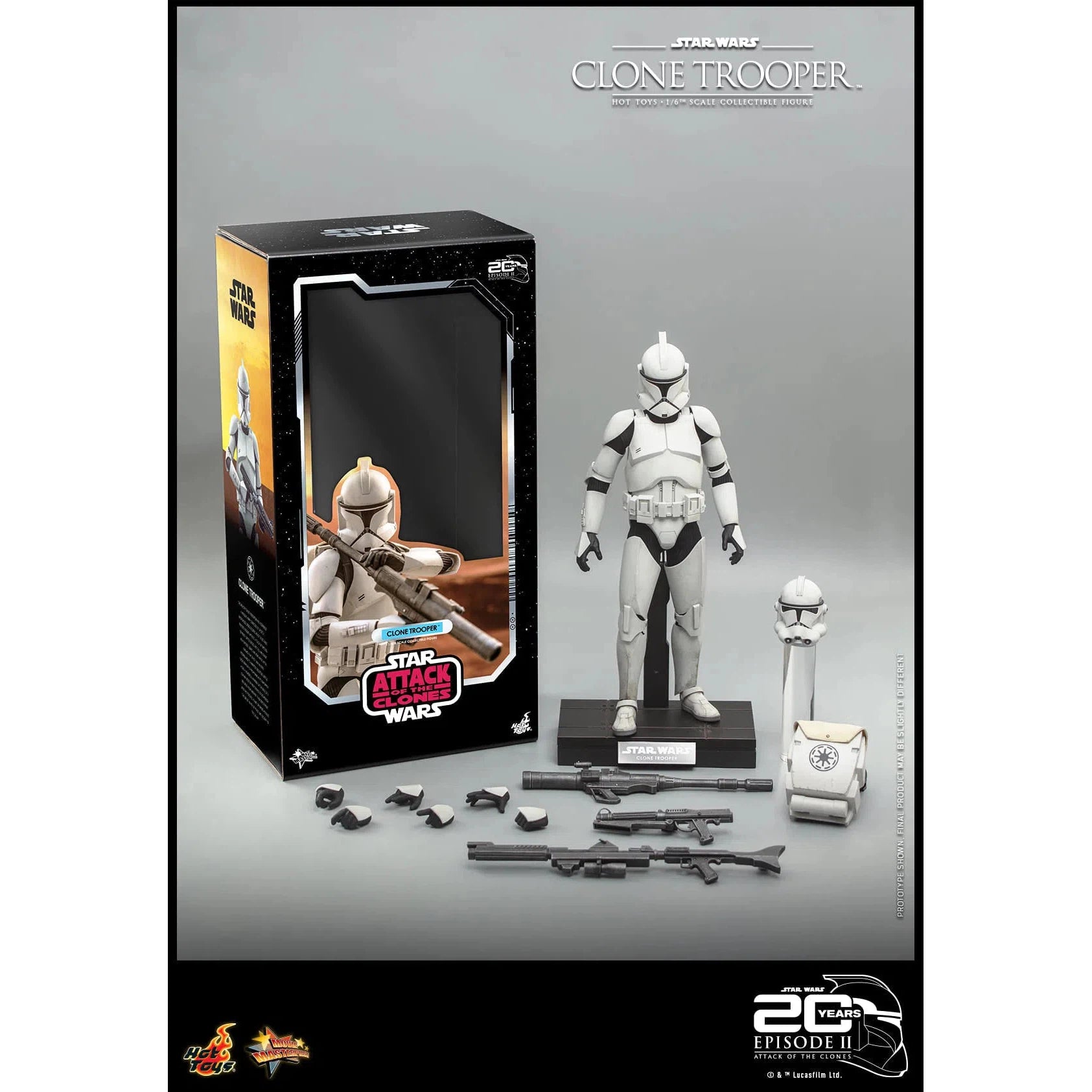 Clone Trooper: Star Wars: Attack Of The Clones: MMS647 Hot Toys