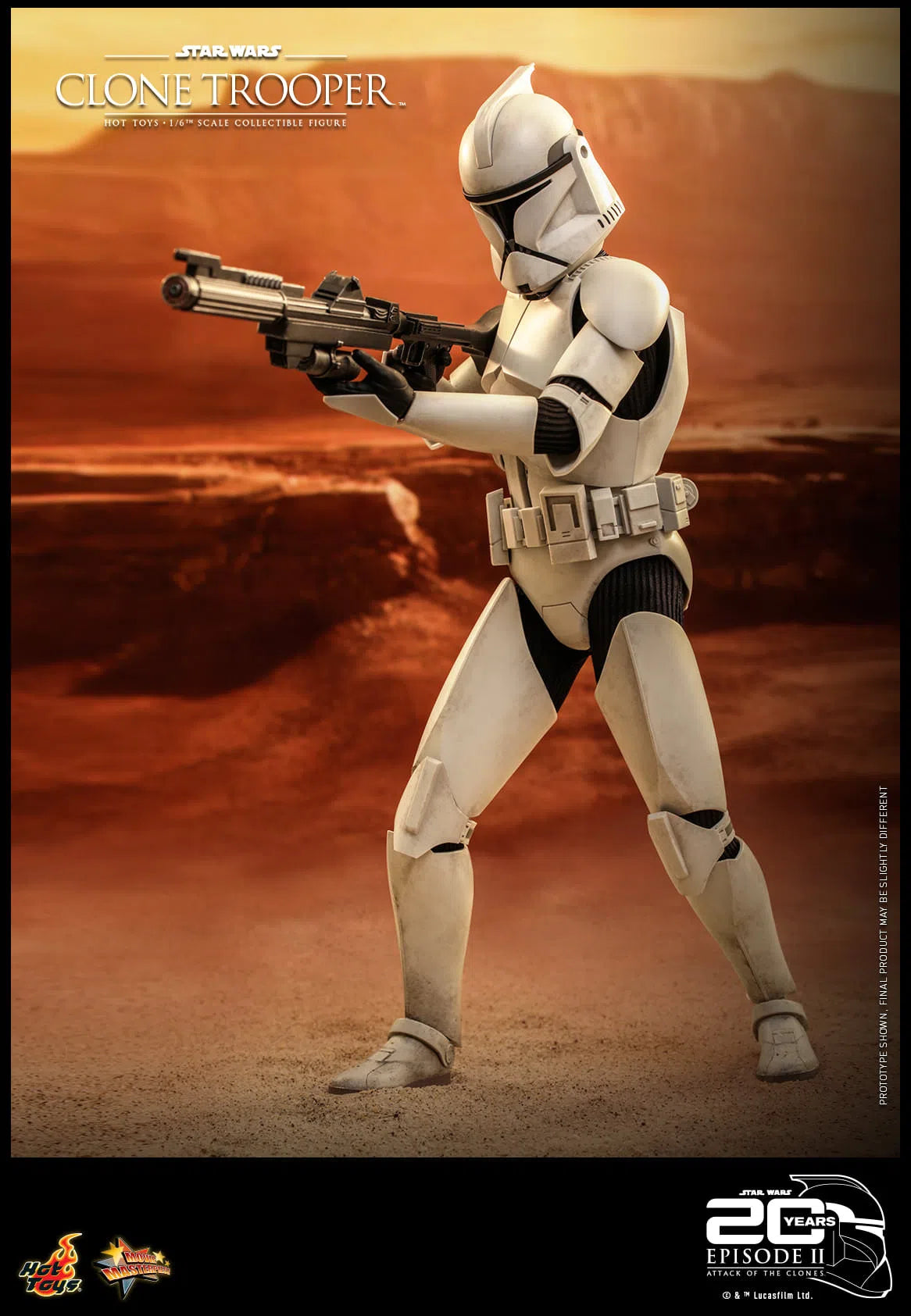 Clone Trooper: Star Wars: Attack Of The Clones: MMS647 Hot Toys