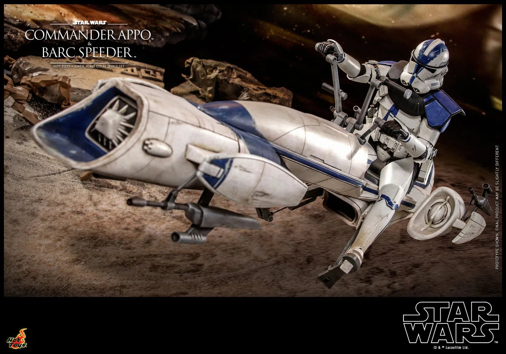 Commander Appo and Bard Speeder: Star Wars: TMS076: Hot Toys Hot Toys