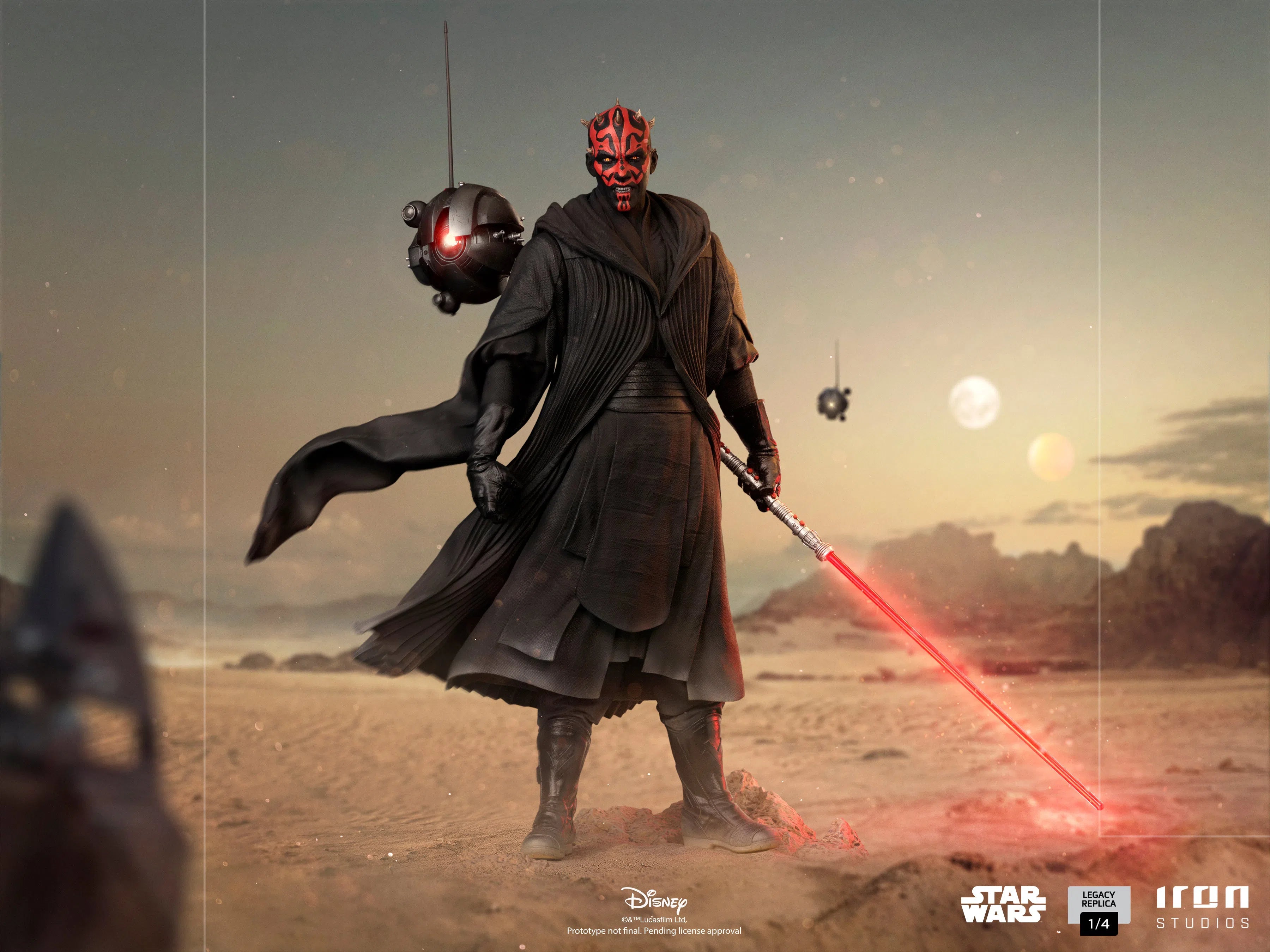 Darth Maul: Star Wars: The Phantom Menace: Quarter Scale Statue Iron Studios