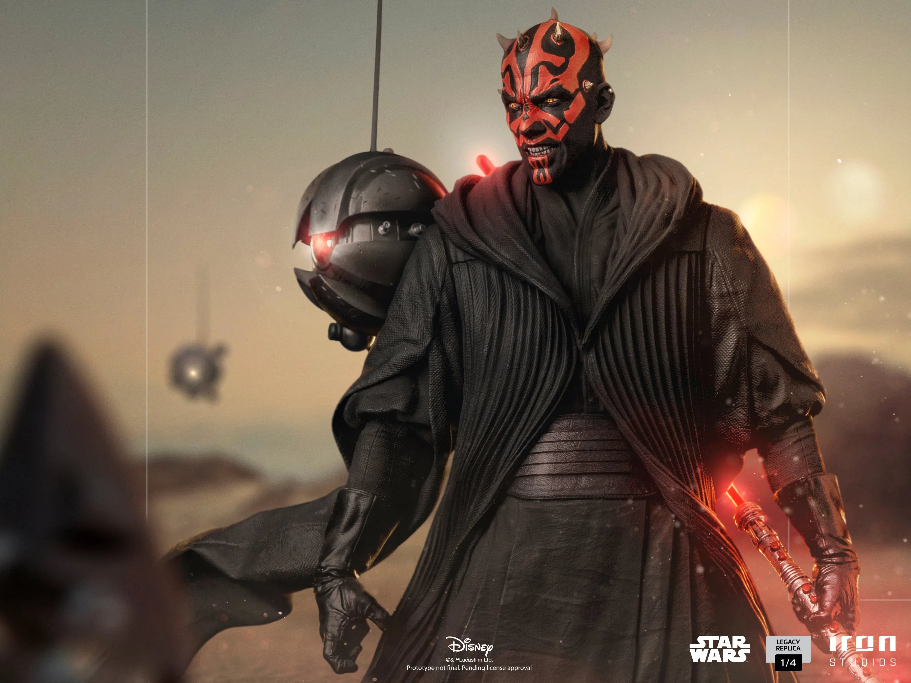 Darth Maul: Star Wars: The Phantom Menace: Quarter Scale Statue Iron Studios