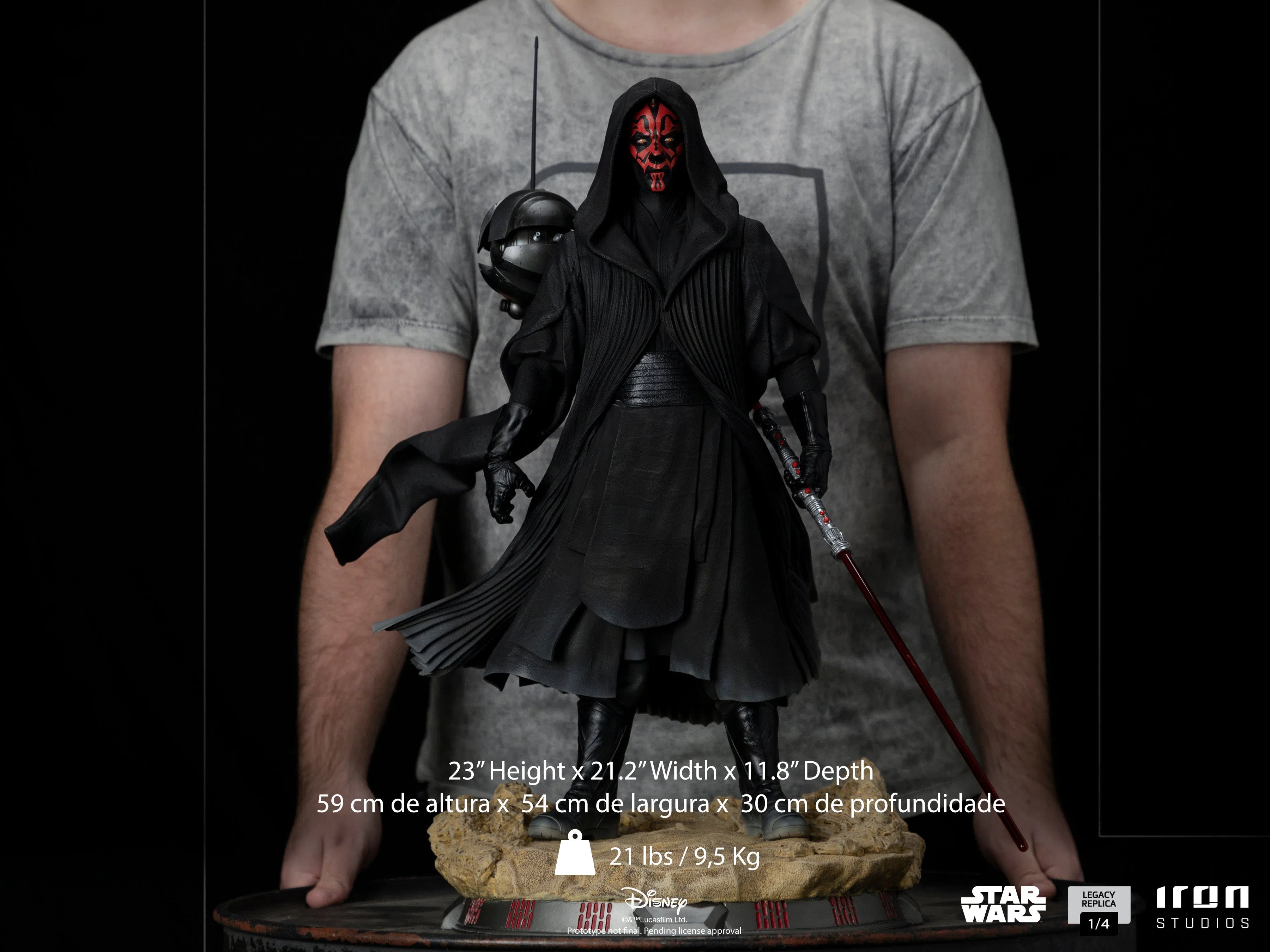 Darth Maul: Star Wars: The Phantom Menace: Quarter Scale Statue Iron Studios