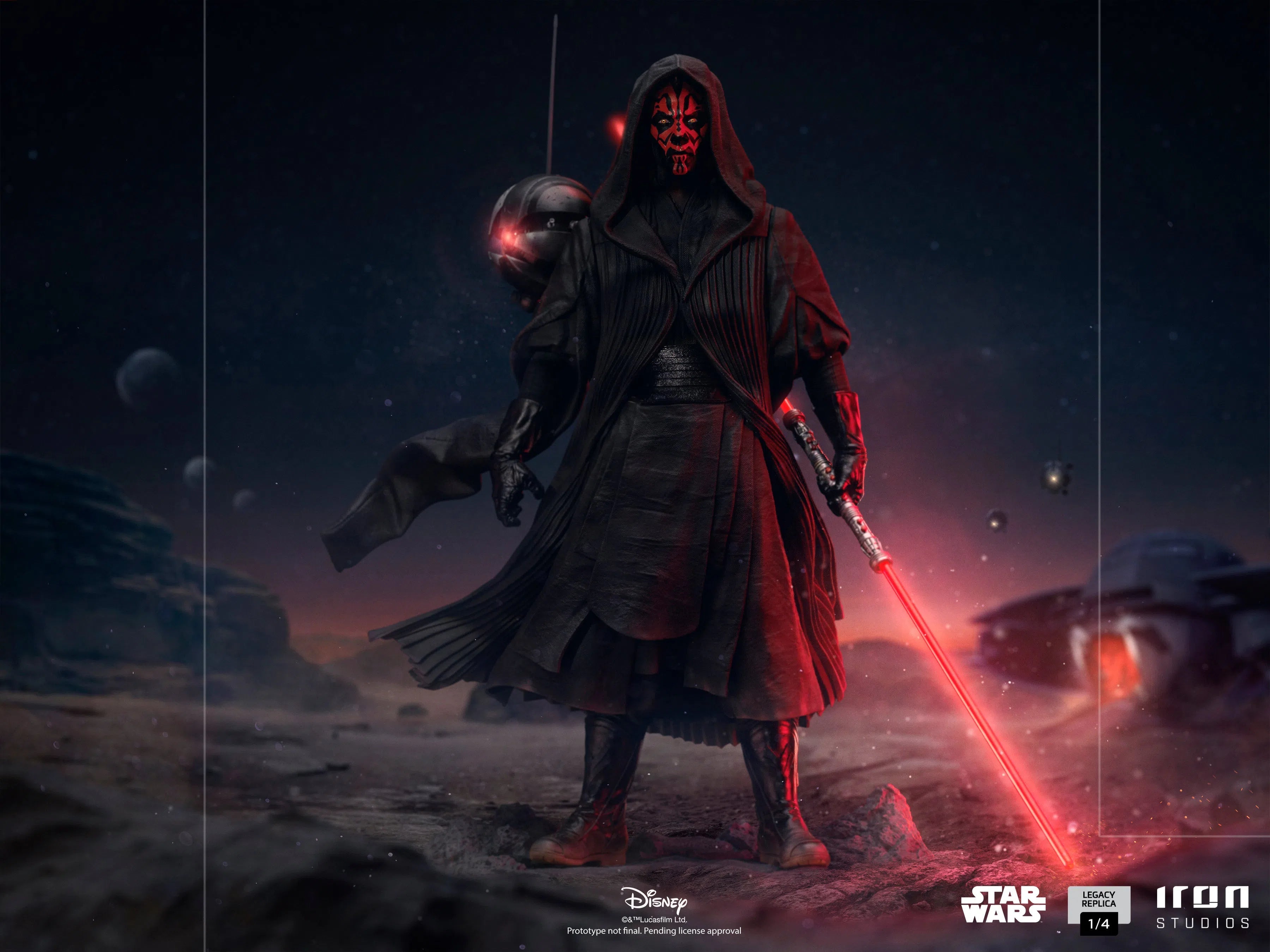 Darth Maul: Star Wars: The Phantom Menace: Quarter Scale Statue Iron Studios