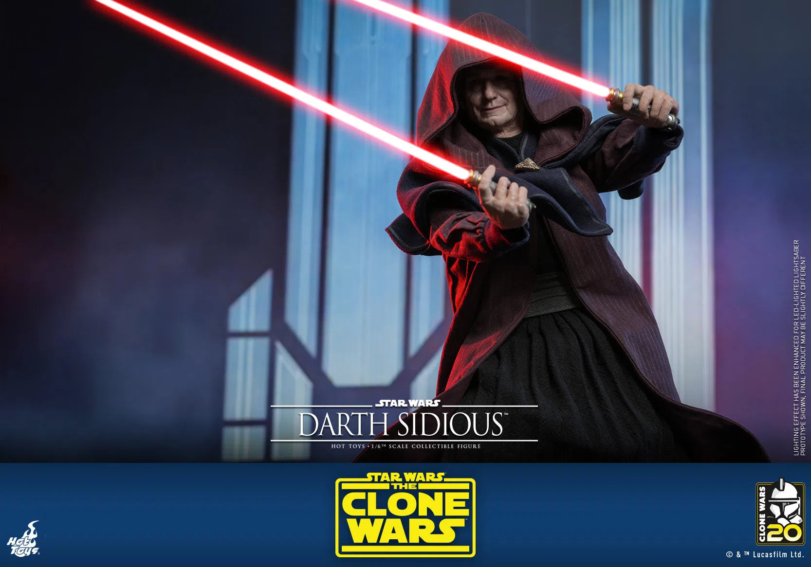 Darth Sidious: The Clone Wars: Star Wars Hot Toys