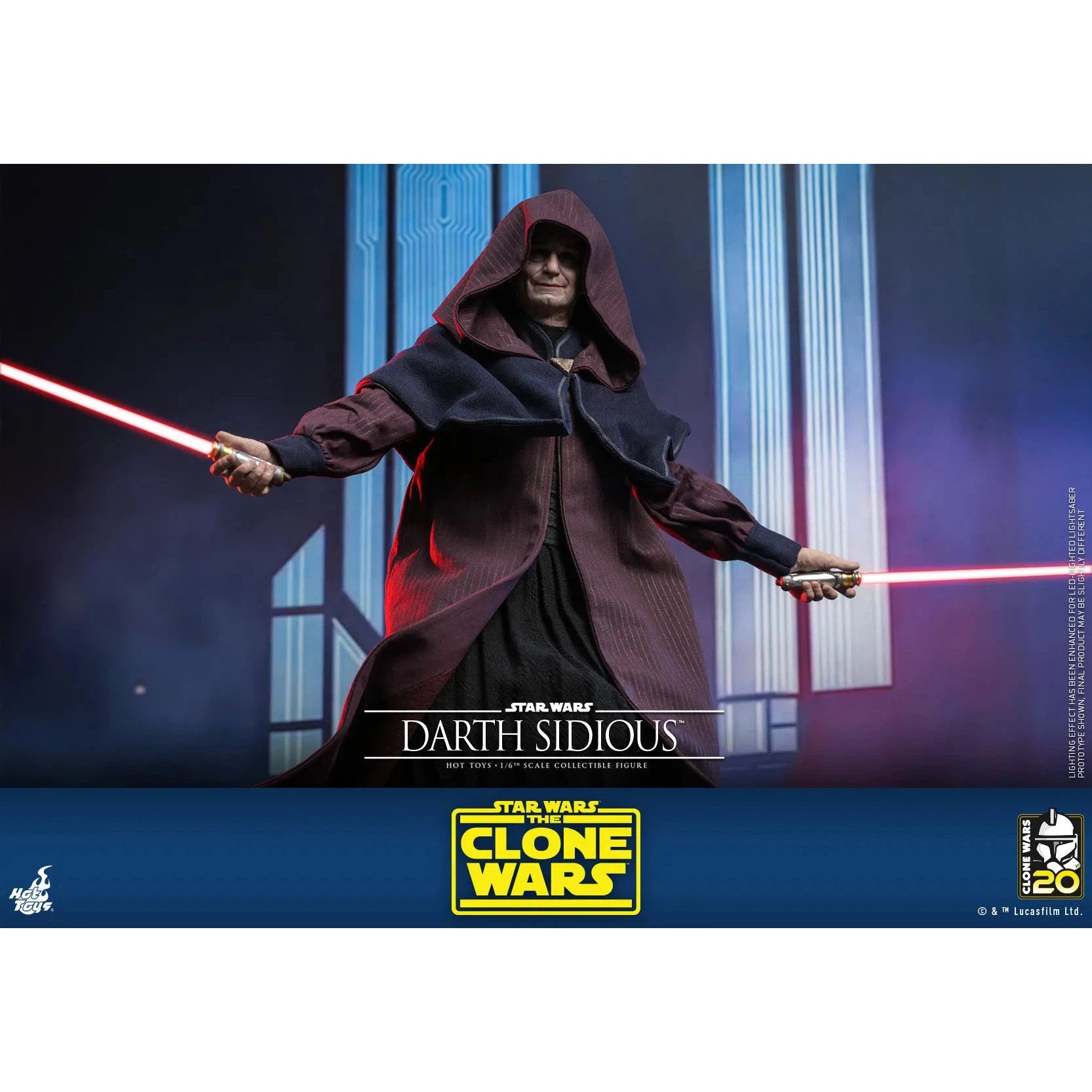 Darth Sidious: The Clone Wars: Star Wars Hot Toys