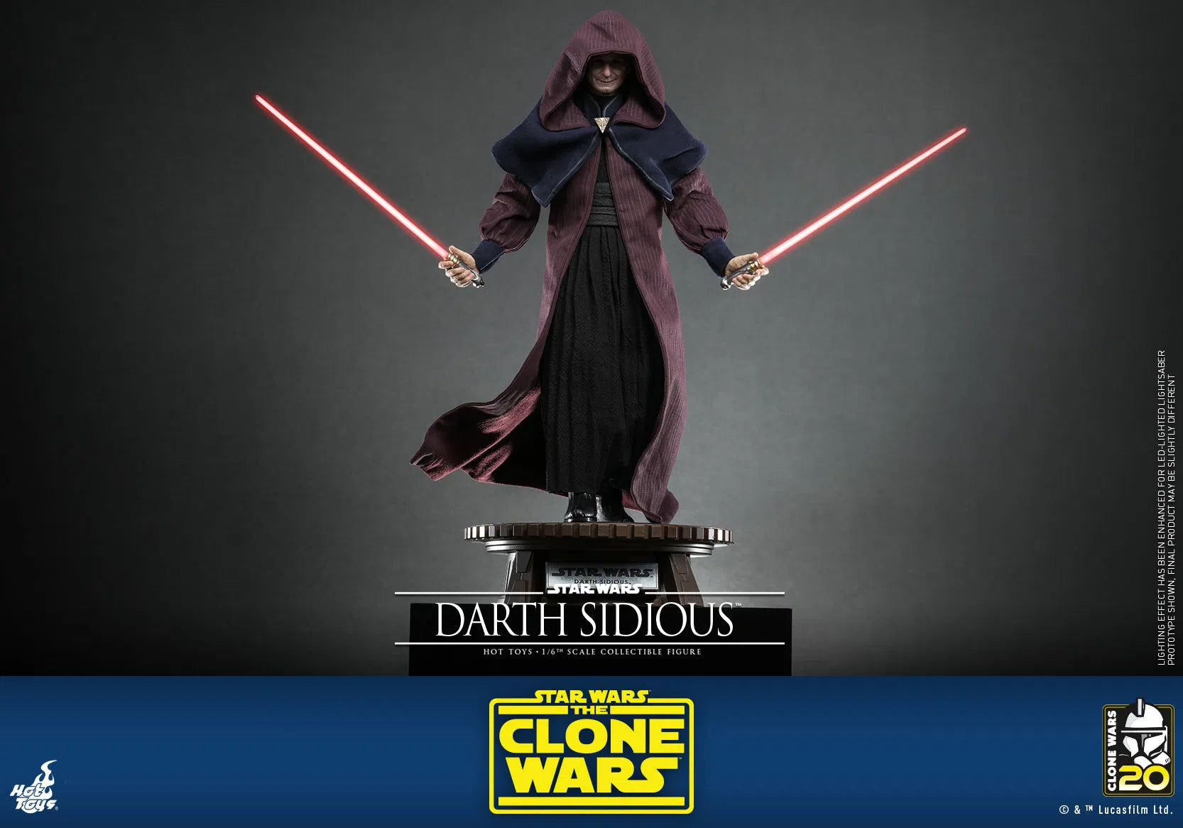 Darth Sidious: The Clone Wars: Star Wars Hot Toys