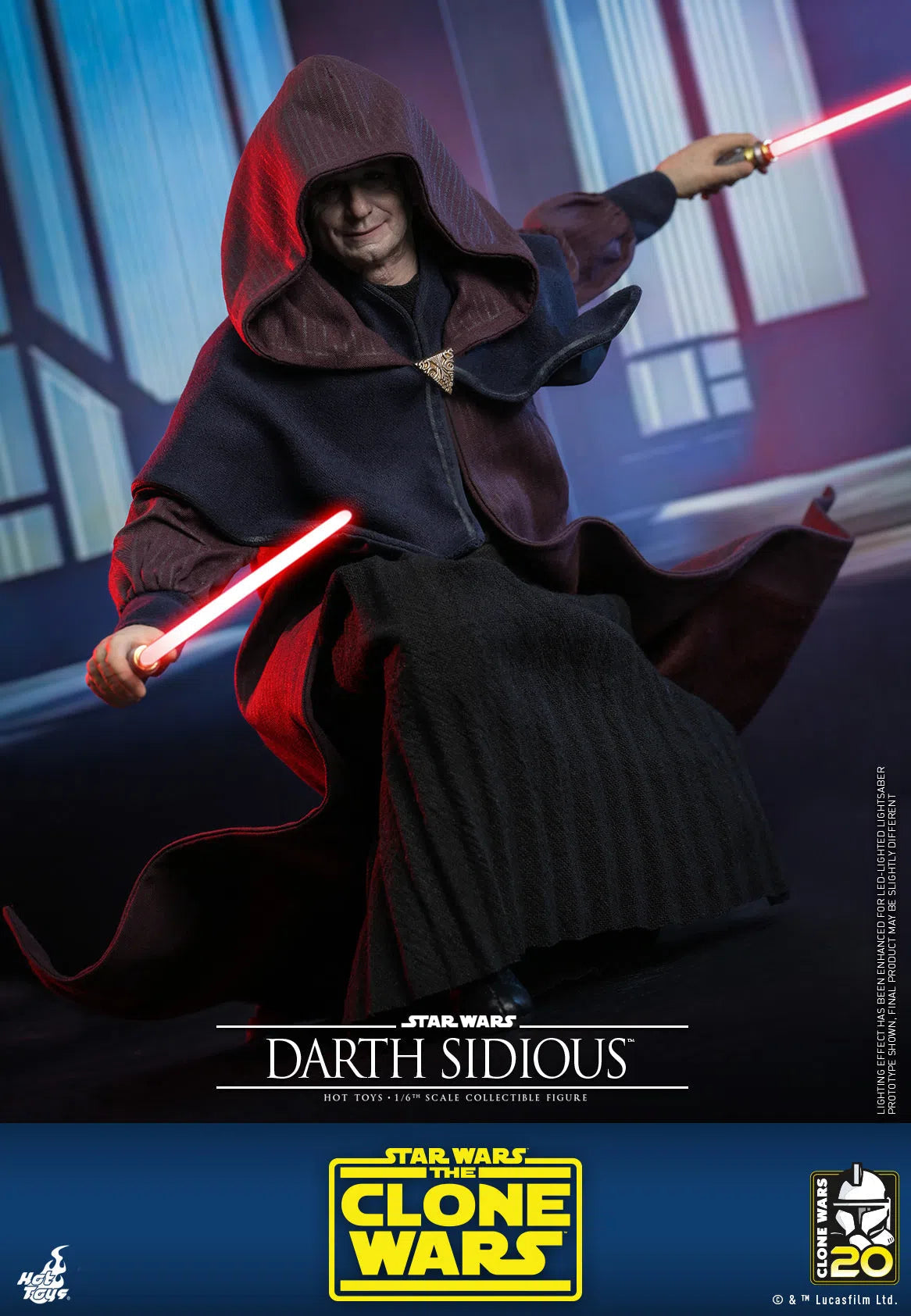 Darth Sidious: The Clone Wars: Star Wars Hot Toys