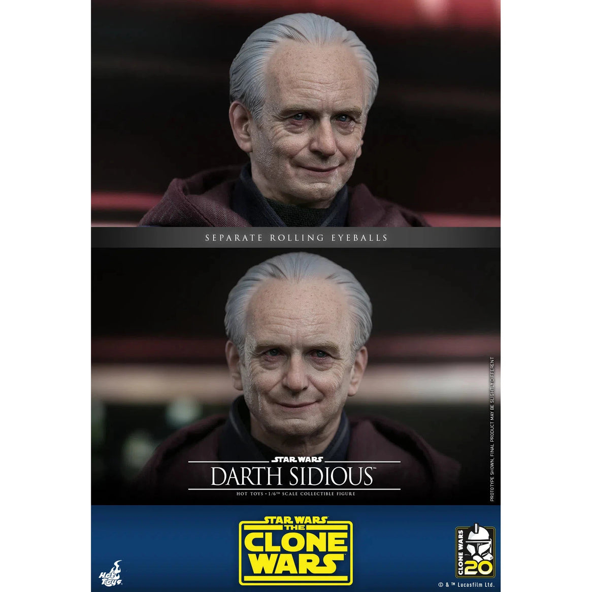 Darth Sidious: The Clone Wars: Star Wars Hot Toys