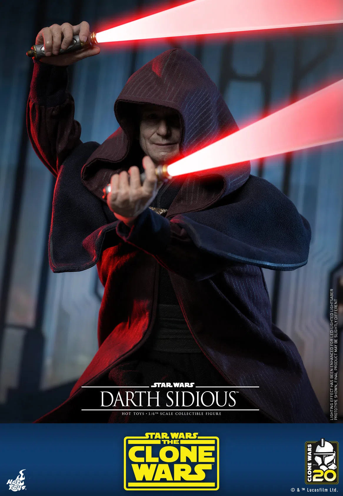 Darth Sidious: The Clone Wars: Star Wars Hot Toys