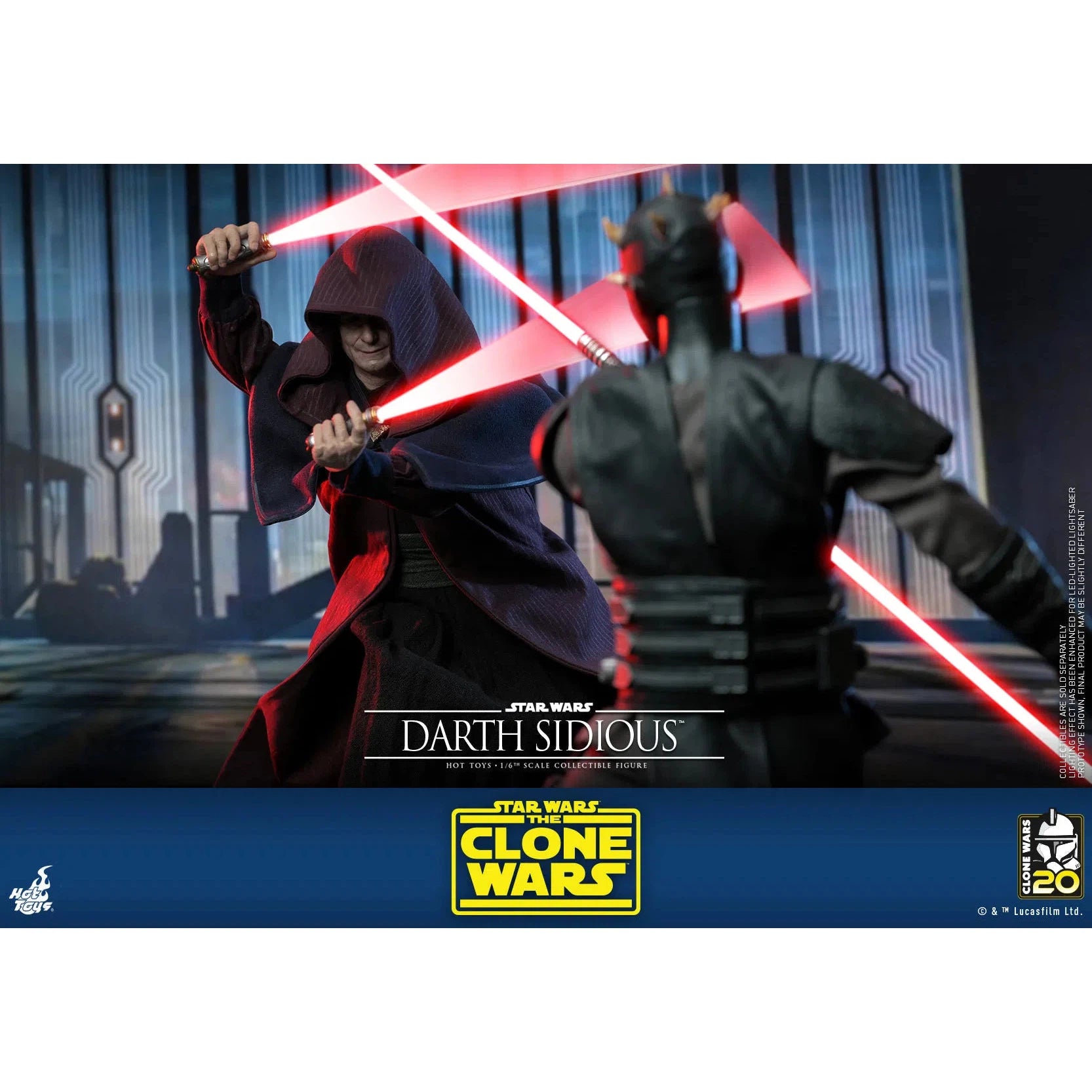 Darth Sidious: The Clone Wars: Star Wars Hot Toys