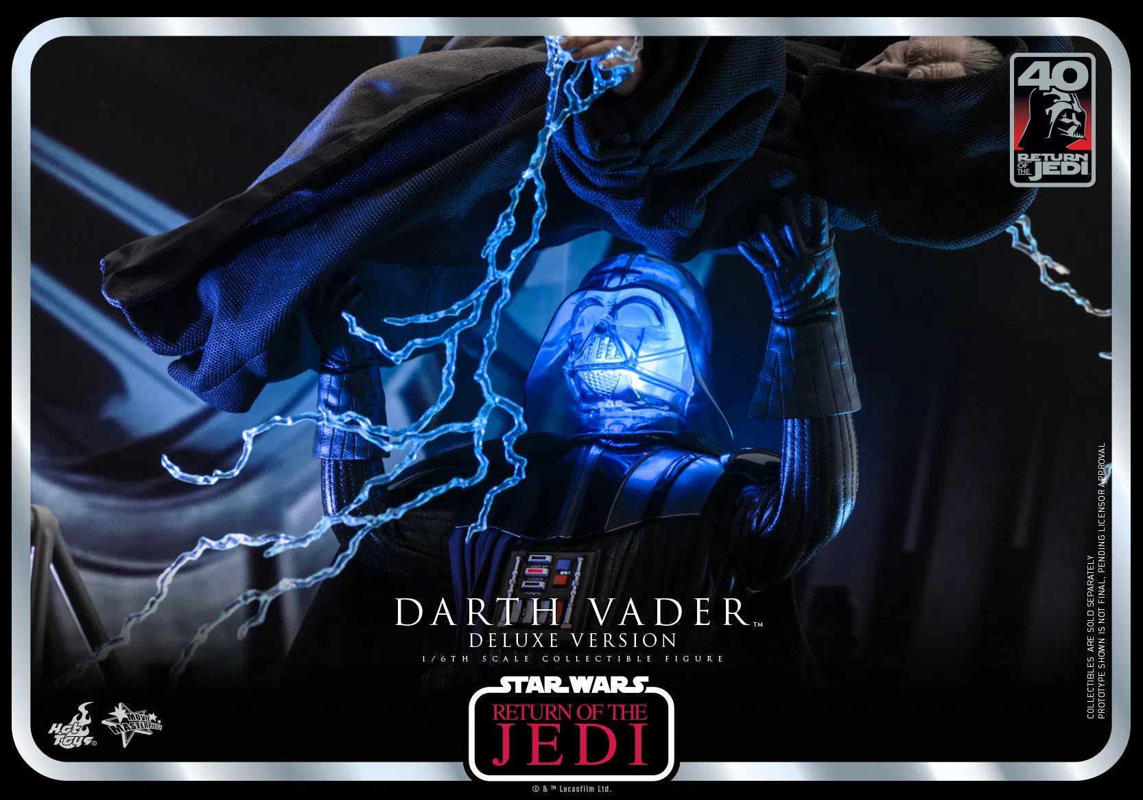 Darth Vader: Star Wars: Return Of The Jedi: 40th Anniversary: Deluxe Hot Toys