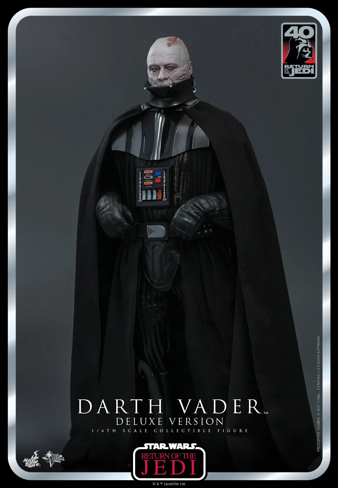 Darth Vader: Star Wars: Return Of The Jedi: 40th Anniversary: Deluxe Hot Toys