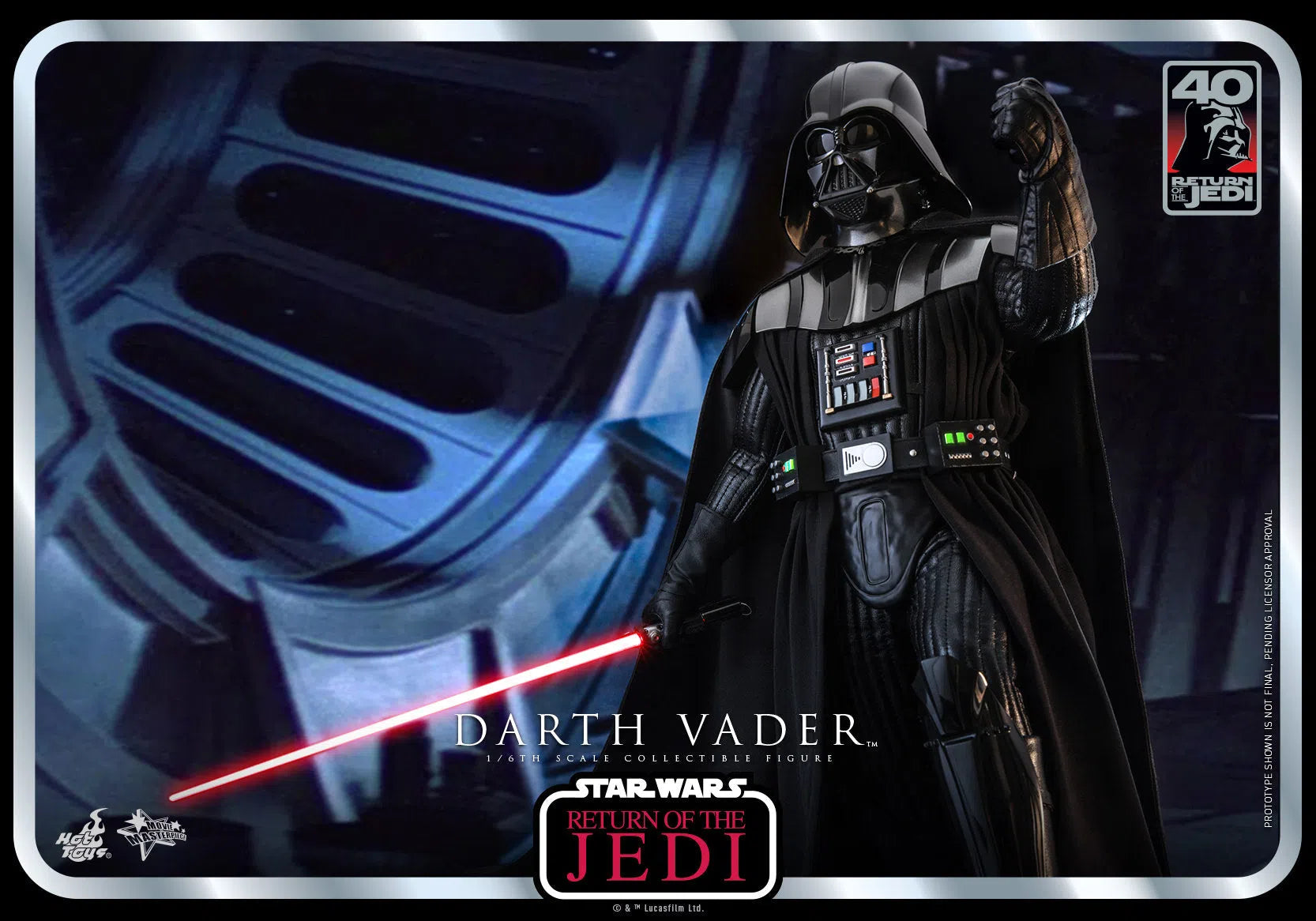 Darth Vader: Star Wars: Return Of The Jedi: 40th Anniversary Hot Toys