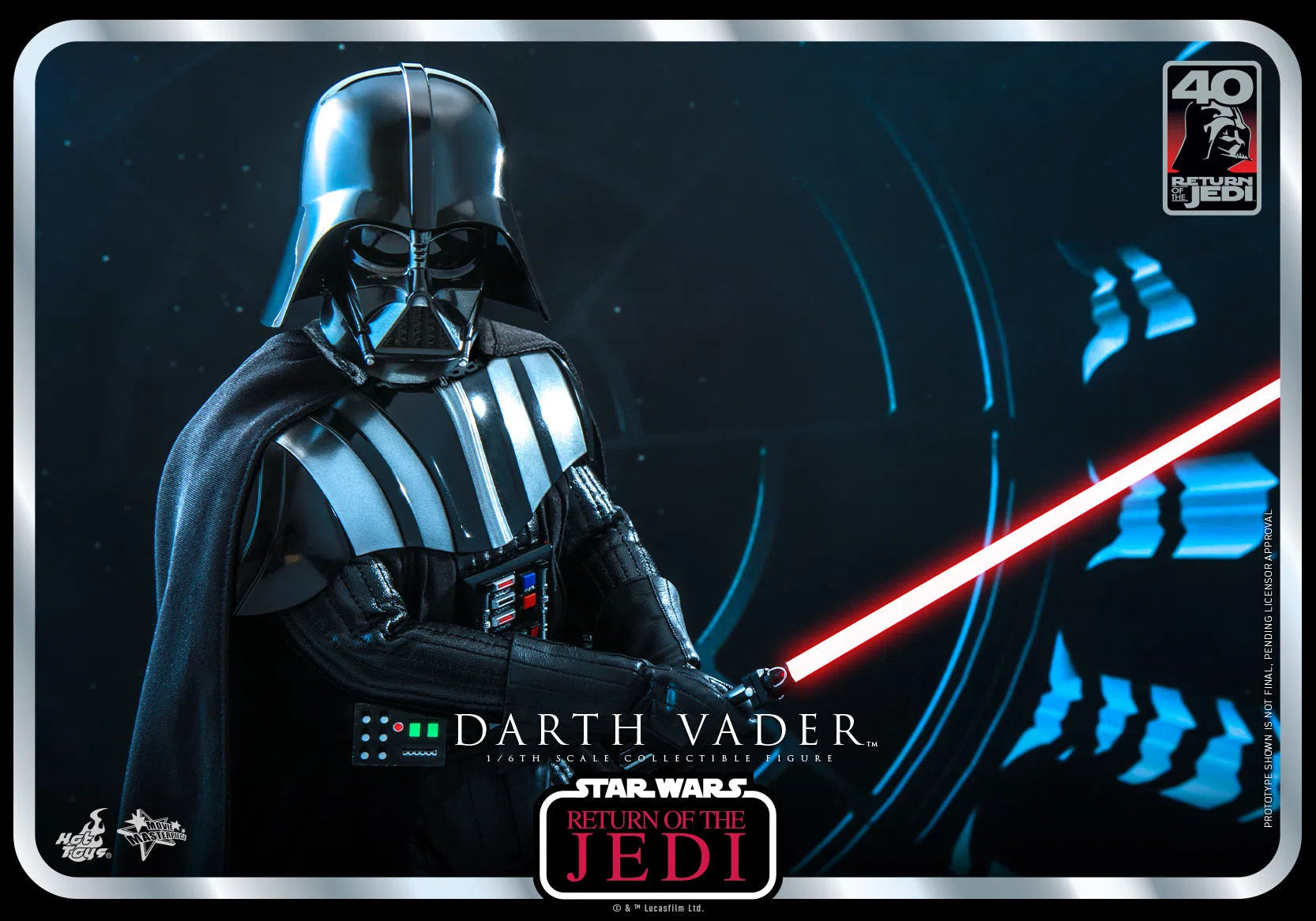 Darth Vader: Star Wars: Return Of The Jedi: 40th Anniversary Hot Toys