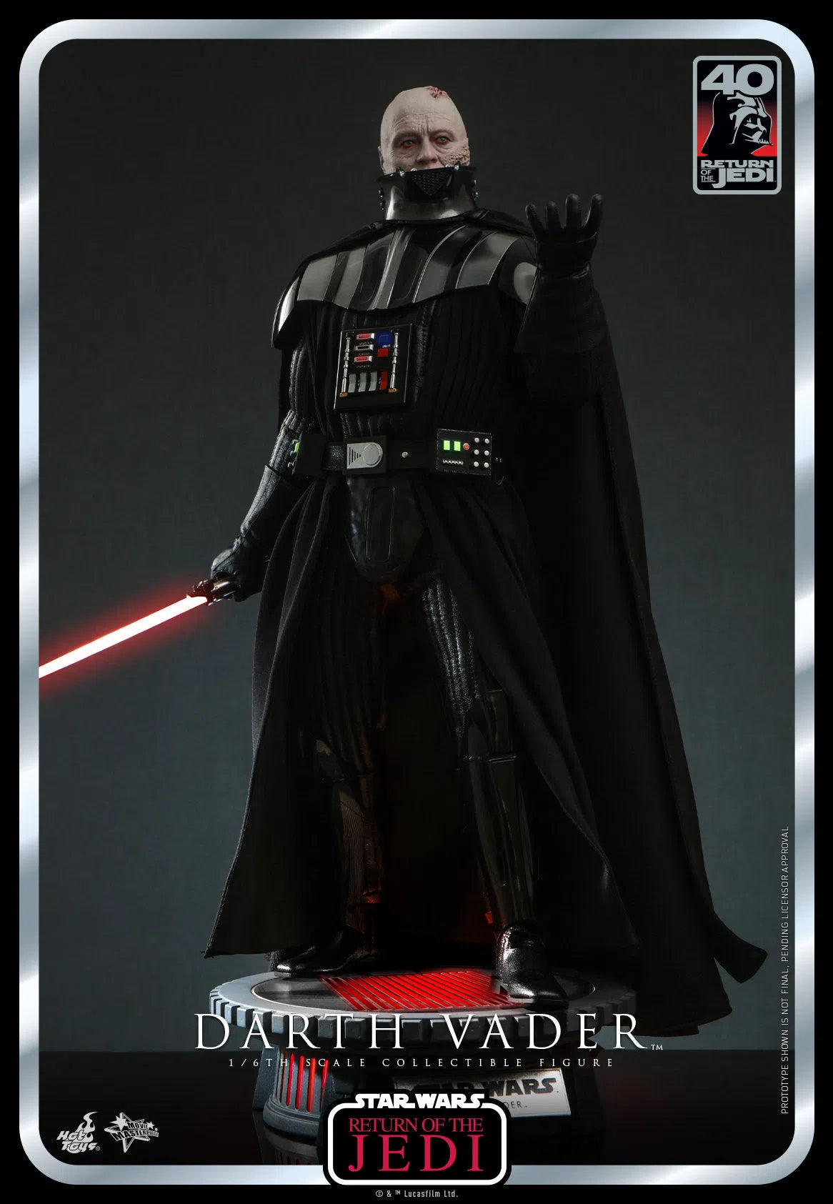 Darth Vader: Star Wars: Return Of The Jedi: 40th Anniversary Hot Toys