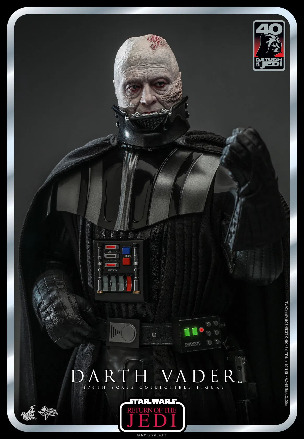 Darth Vader: Star Wars: Return Of The Jedi: 40th Anniversary Hot Toys