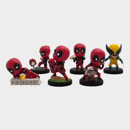 Deadpool 3: Deadpool & Wolverine: Mini Egg Attack: Full Set: 8cm Beast Kingdom