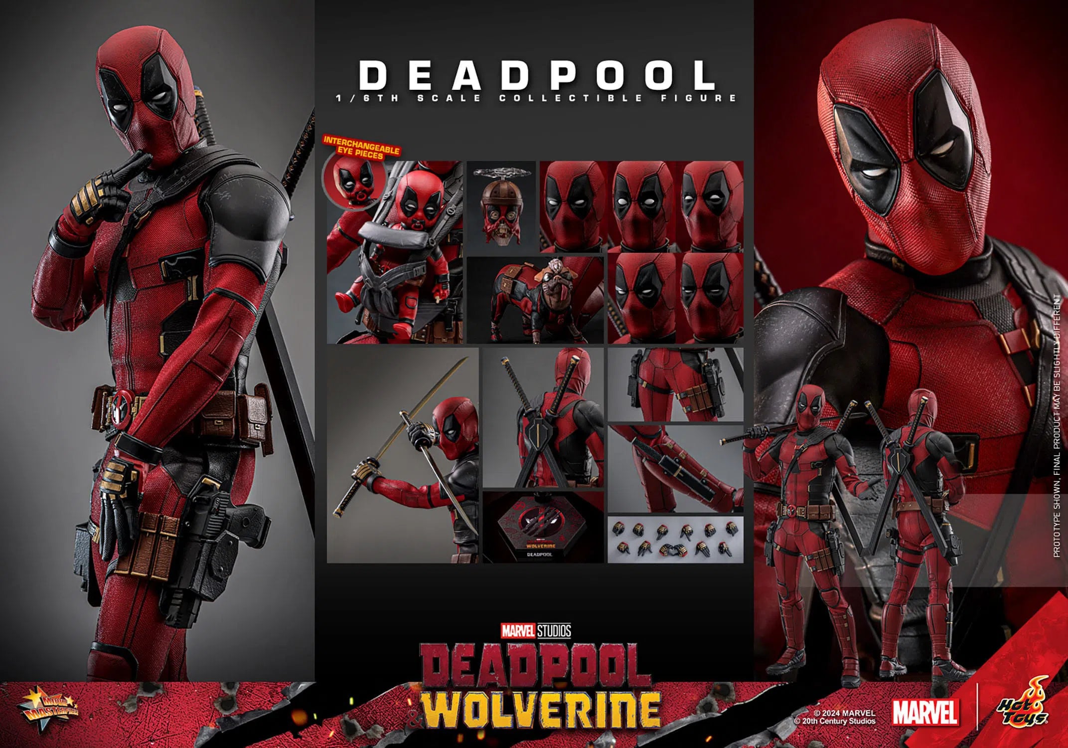 Deadpool & Wolverine: Deadpool: Hot Toys Hot Toys