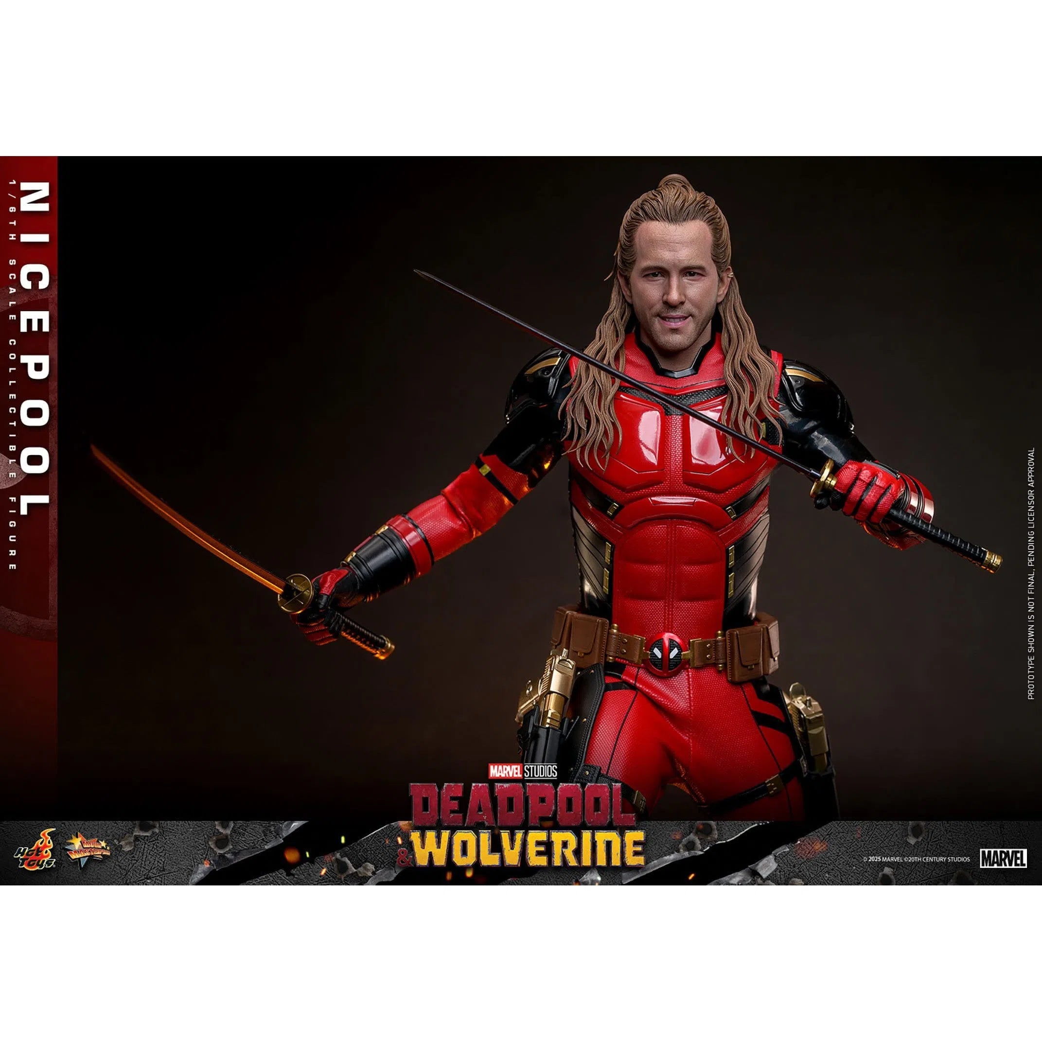 Deadpool & Wolverine:Nicepool: 1/6th Scale Action Figure: Hot Toys Hot Toys