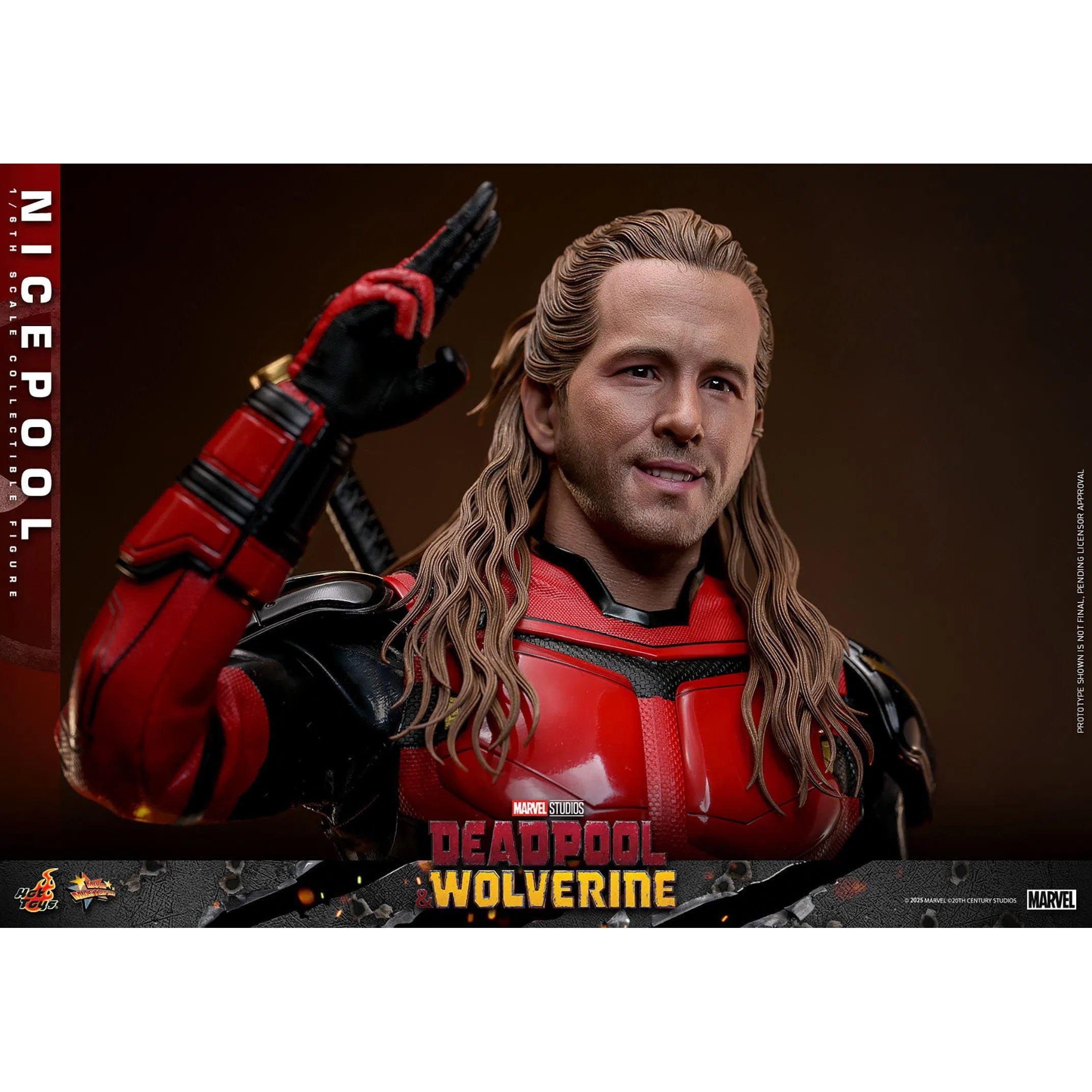 Deadpool & Wolverine:Nicepool: 1/6th Scale Action Figure: Hot Toys Hot Toys