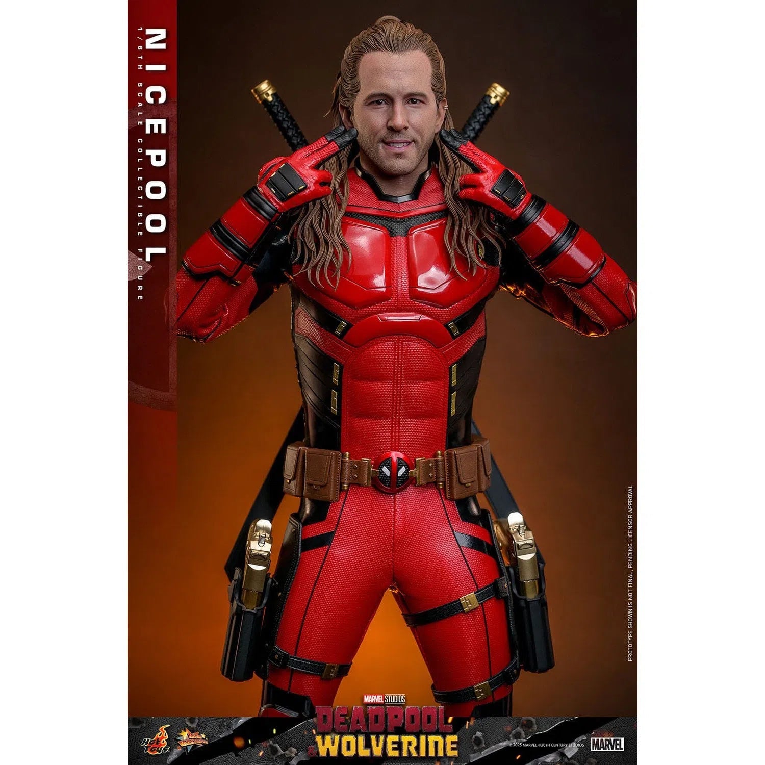 Deadpool & Wolverine:Nicepool: 1/6th Scale Action Figure: Hot Toys Hot Toys