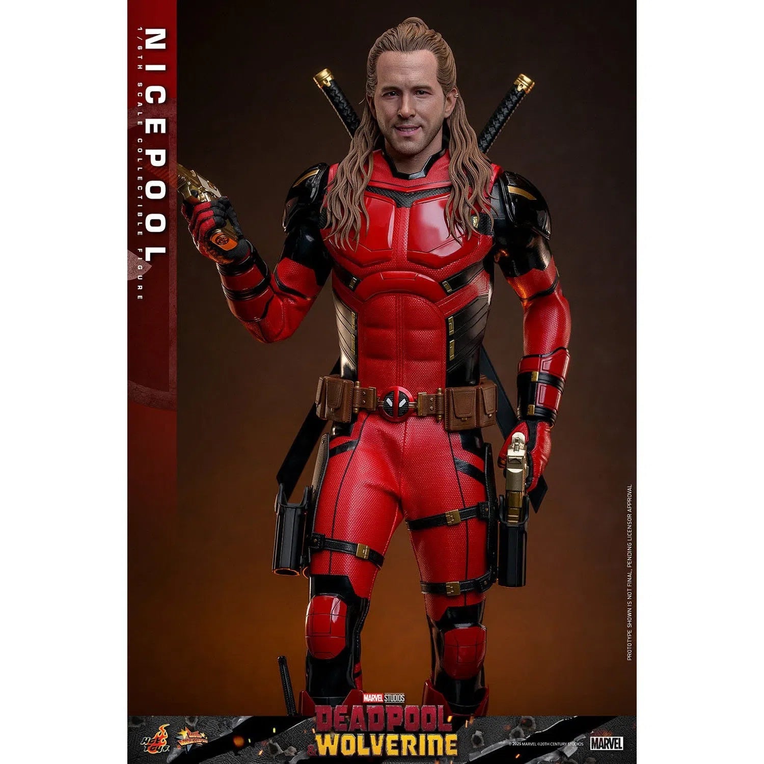 Deadpool & Wolverine:Nicepool: 1/6th Scale Action Figure: Hot Toys Hot Toys