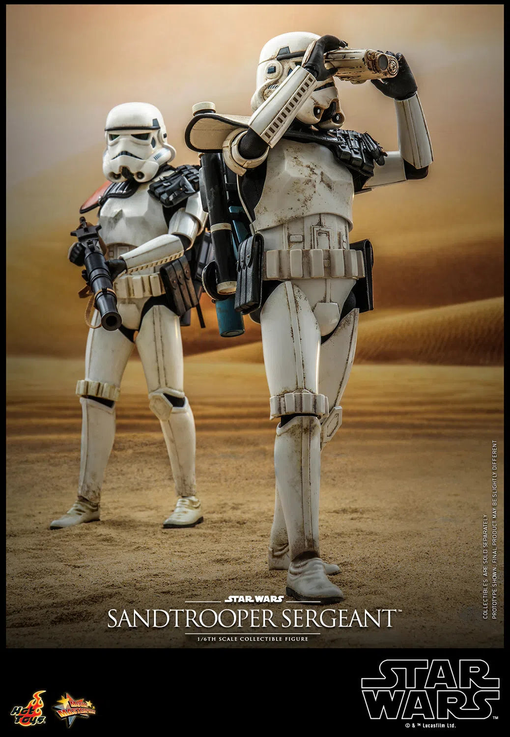 Dewback Deluxe & Sandtrooper Sergeant: Star Wars: A New Hope Hot Toys