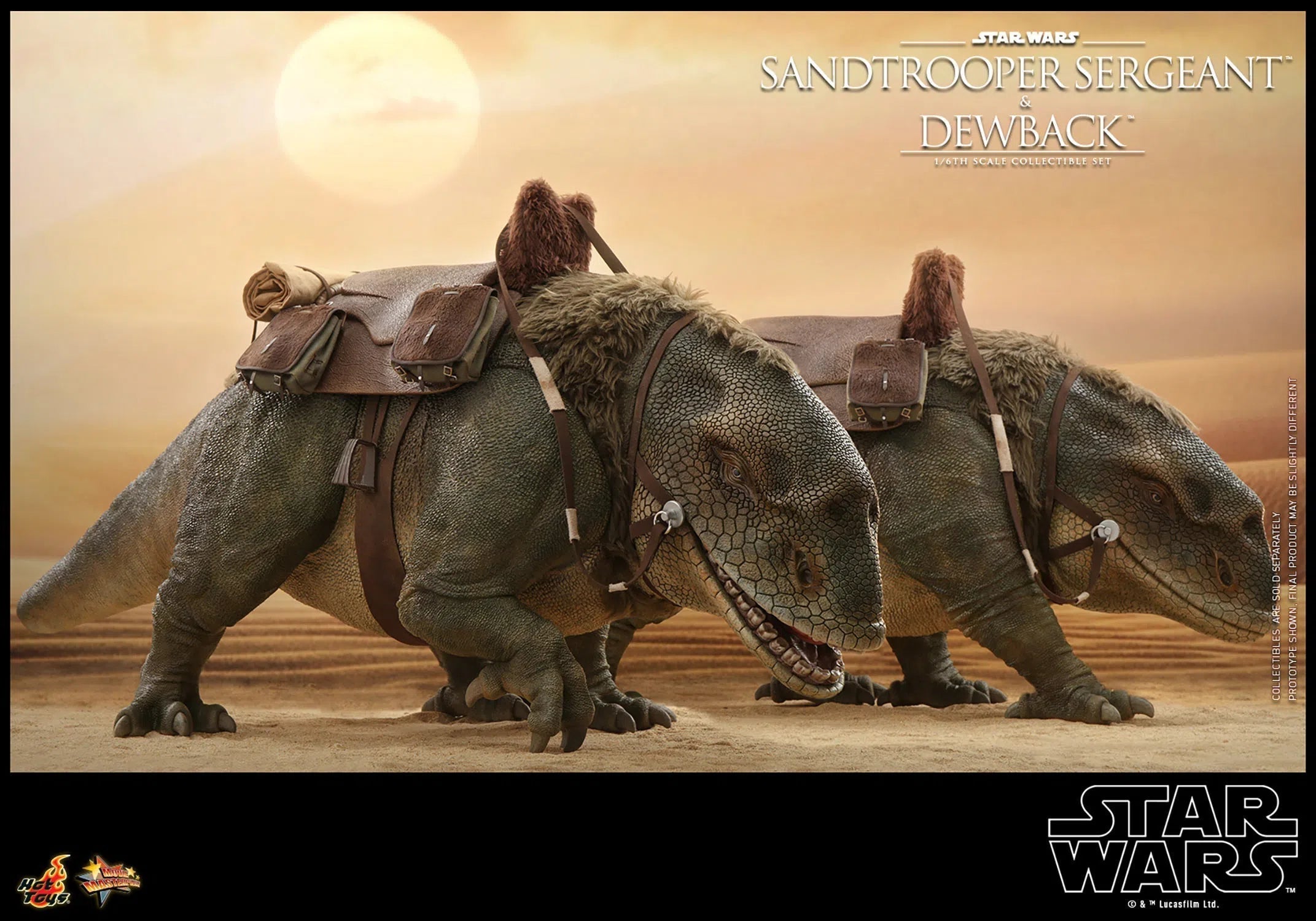 Dewback Deluxe & Sandtrooper Sergeant: Star Wars: A New Hope Hot Toys