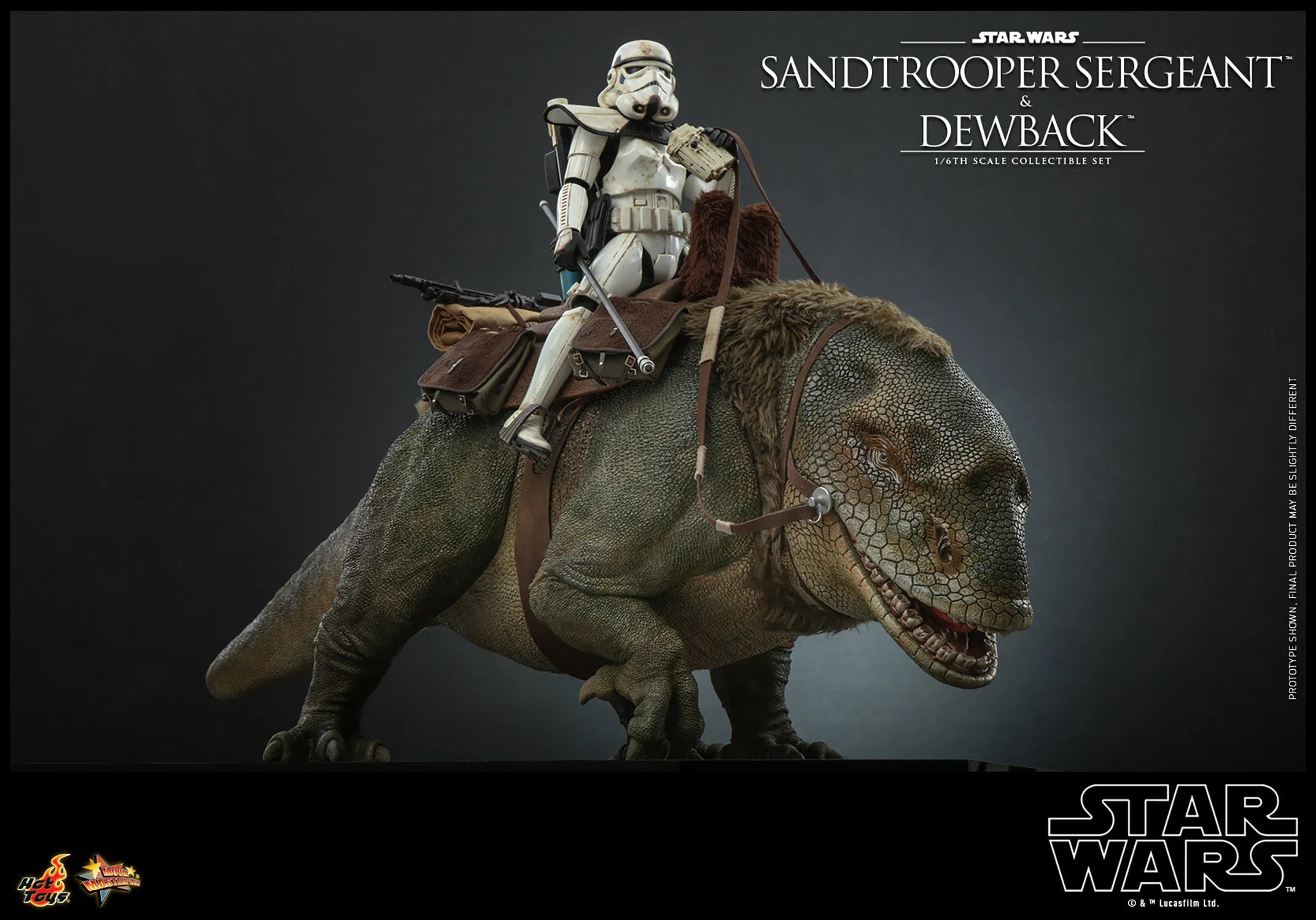 Dewback Deluxe & Sandtrooper Sergeant: Star Wars: A New Hope Hot Toys