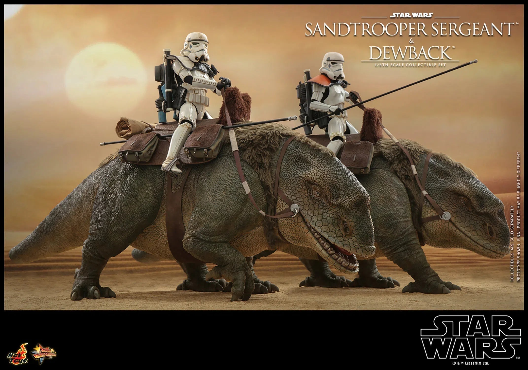 Dewback Deluxe & Sandtrooper Sergeant: Star Wars: A New Hope Hot Toys