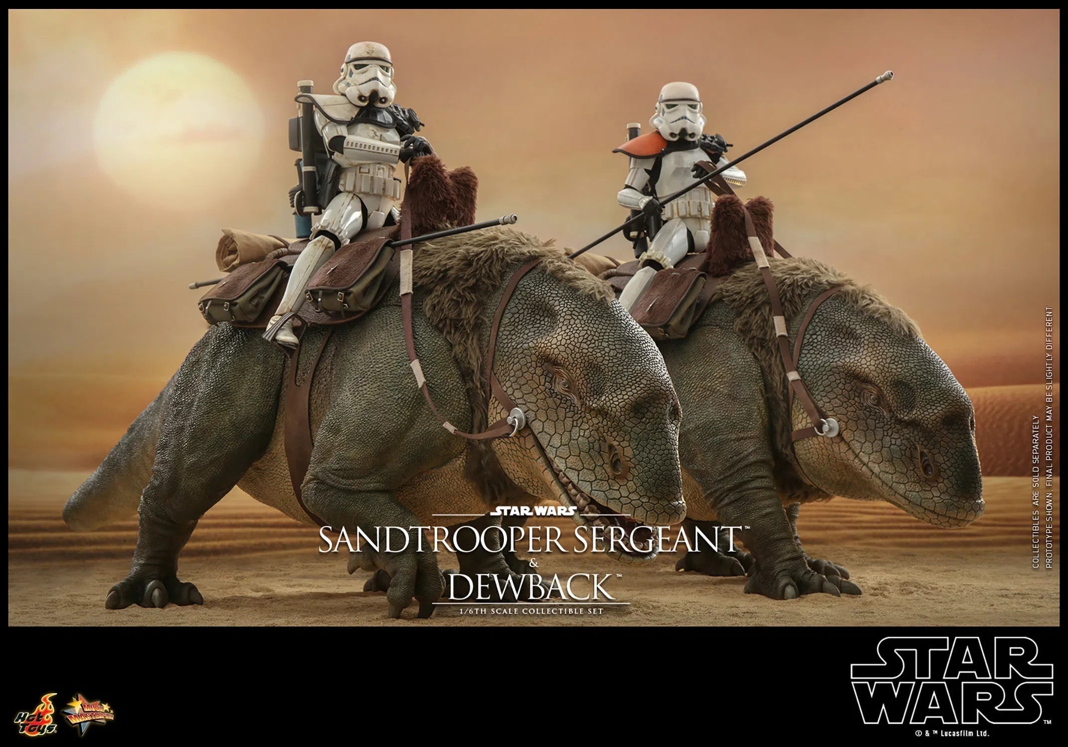 Dewback Deluxe & Sandtrooper Sergeant: Star Wars: A New Hope Hot Toys