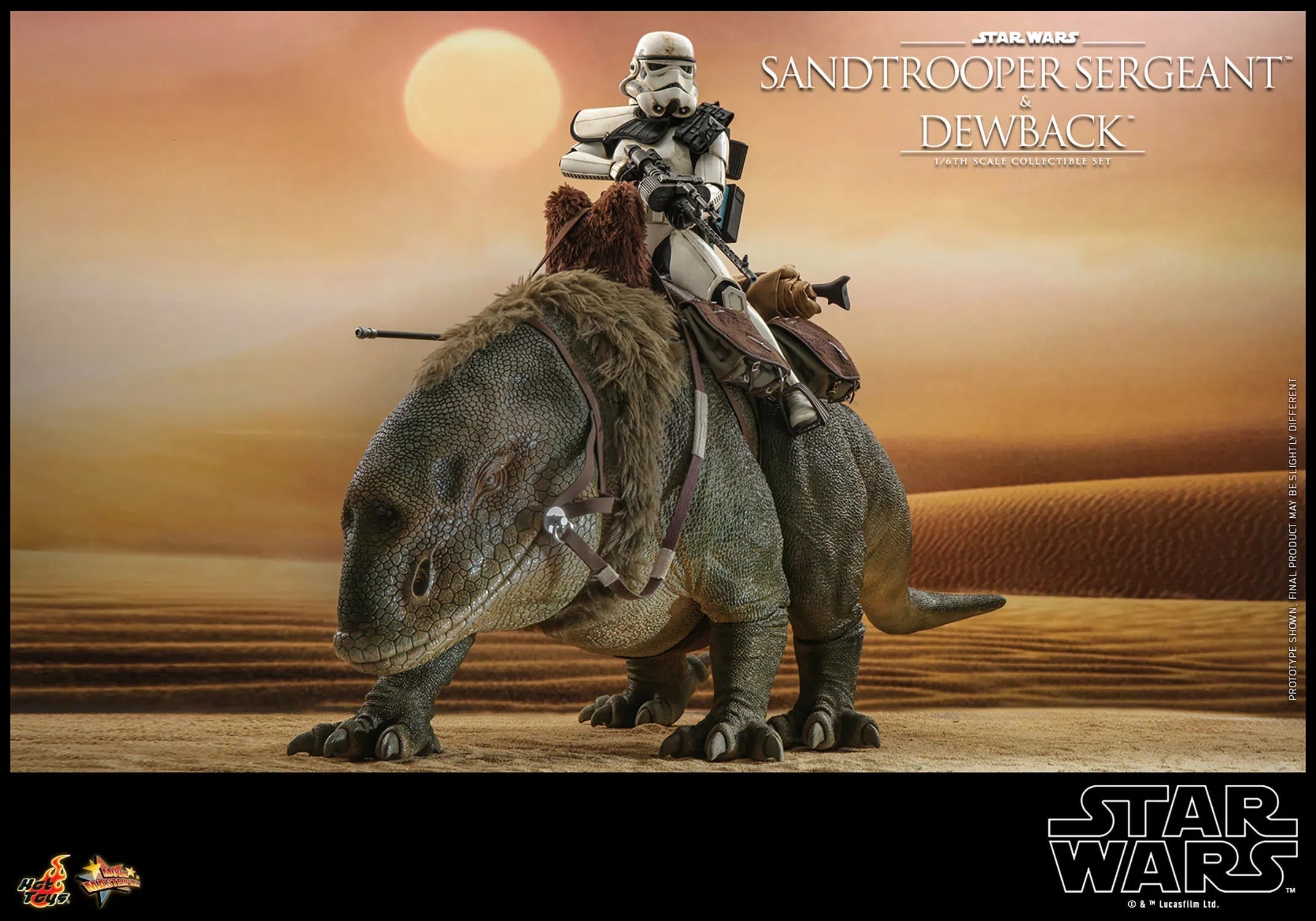 Dewback Deluxe & Sandtrooper Sergeant: Star Wars: A New Hope Hot Toys