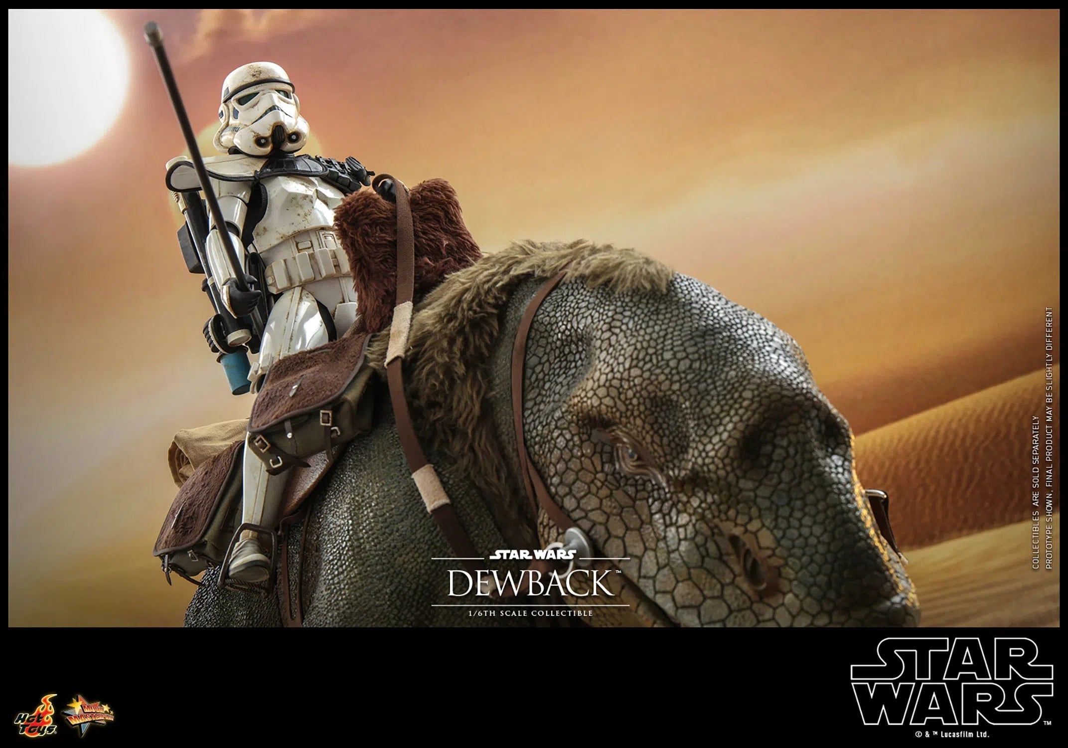 Dewback Deluxe & Sandtrooper Sergeant: Star Wars: A New Hope Hot Toys