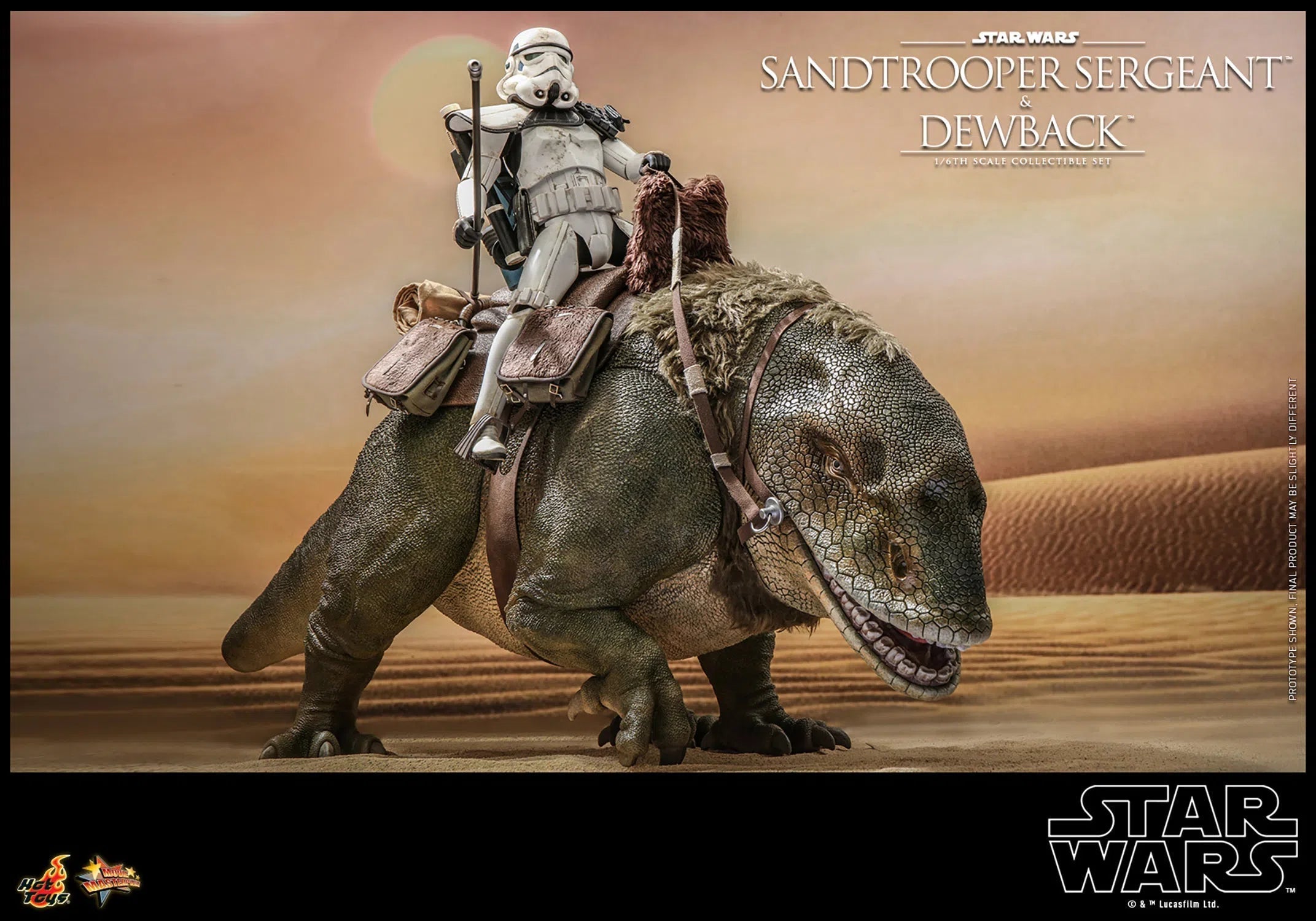 Dewback Deluxe & Sandtrooper Sergeant: Star Wars: A New Hope Hot Toys