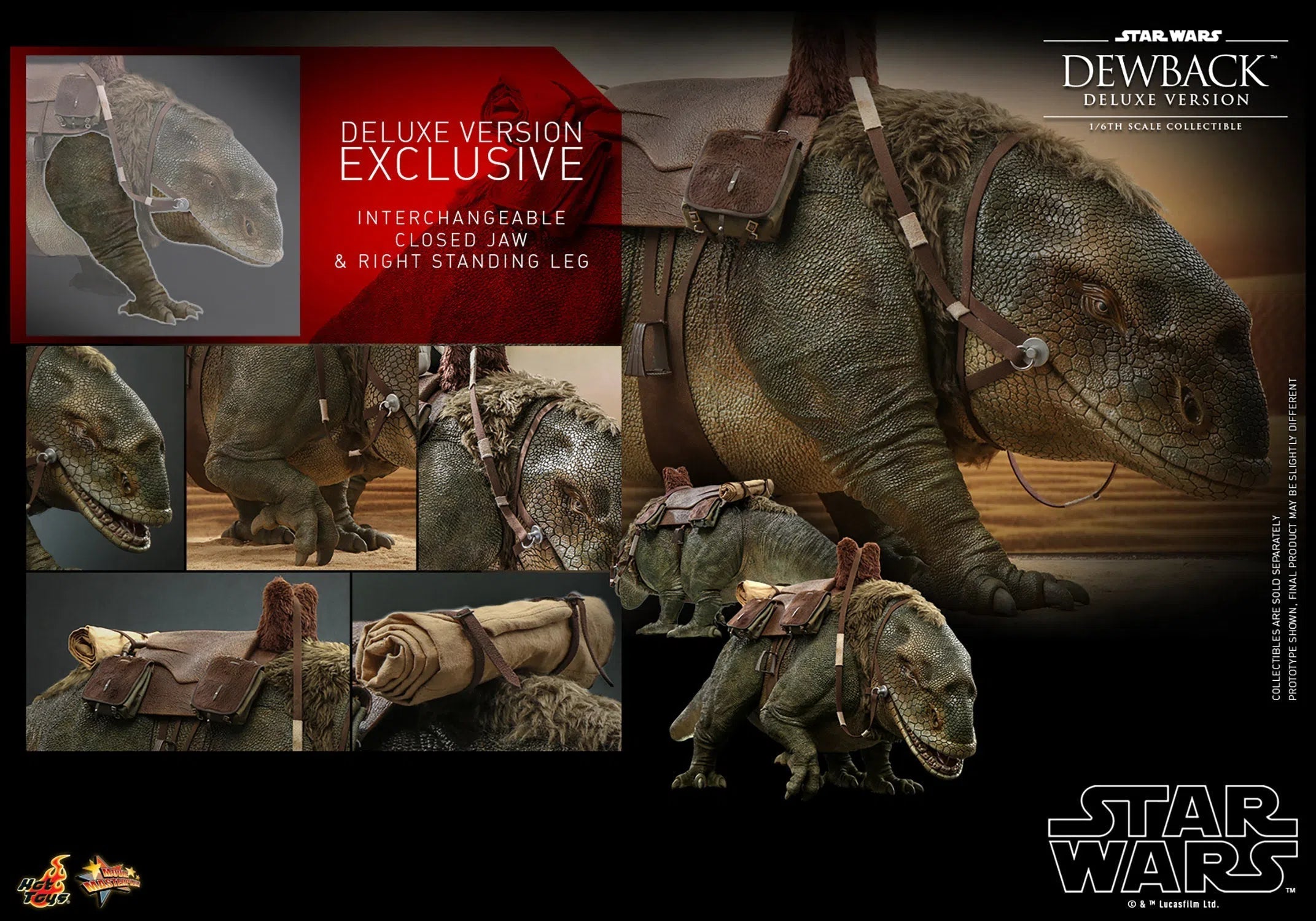 Dewback Deluxe & Sandtrooper Sergeant: Star Wars: A New Hope Hot Toys