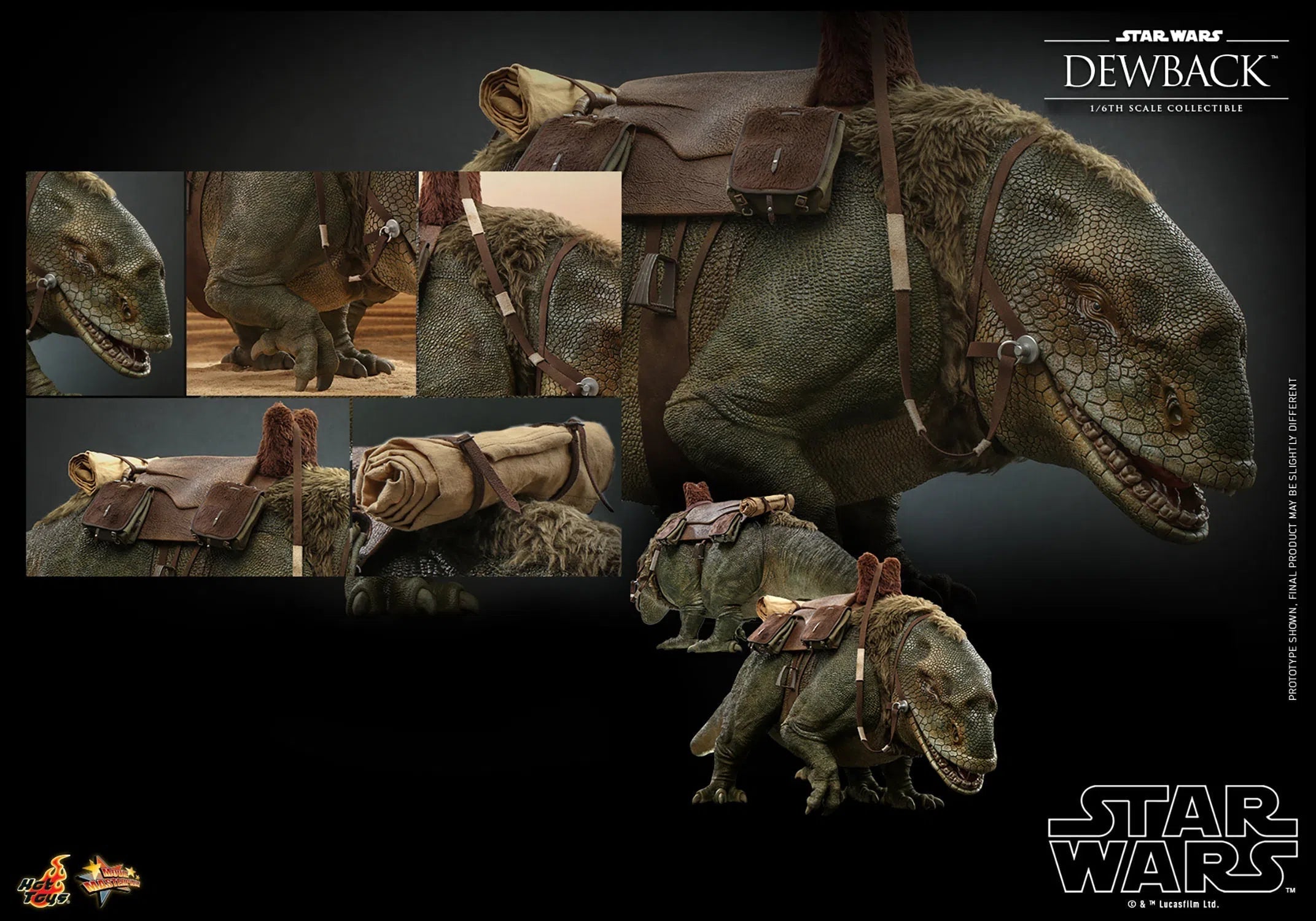 Dewback Deluxe & Sandtrooper Sergeant: Star Wars: A New Hope Hot Toys