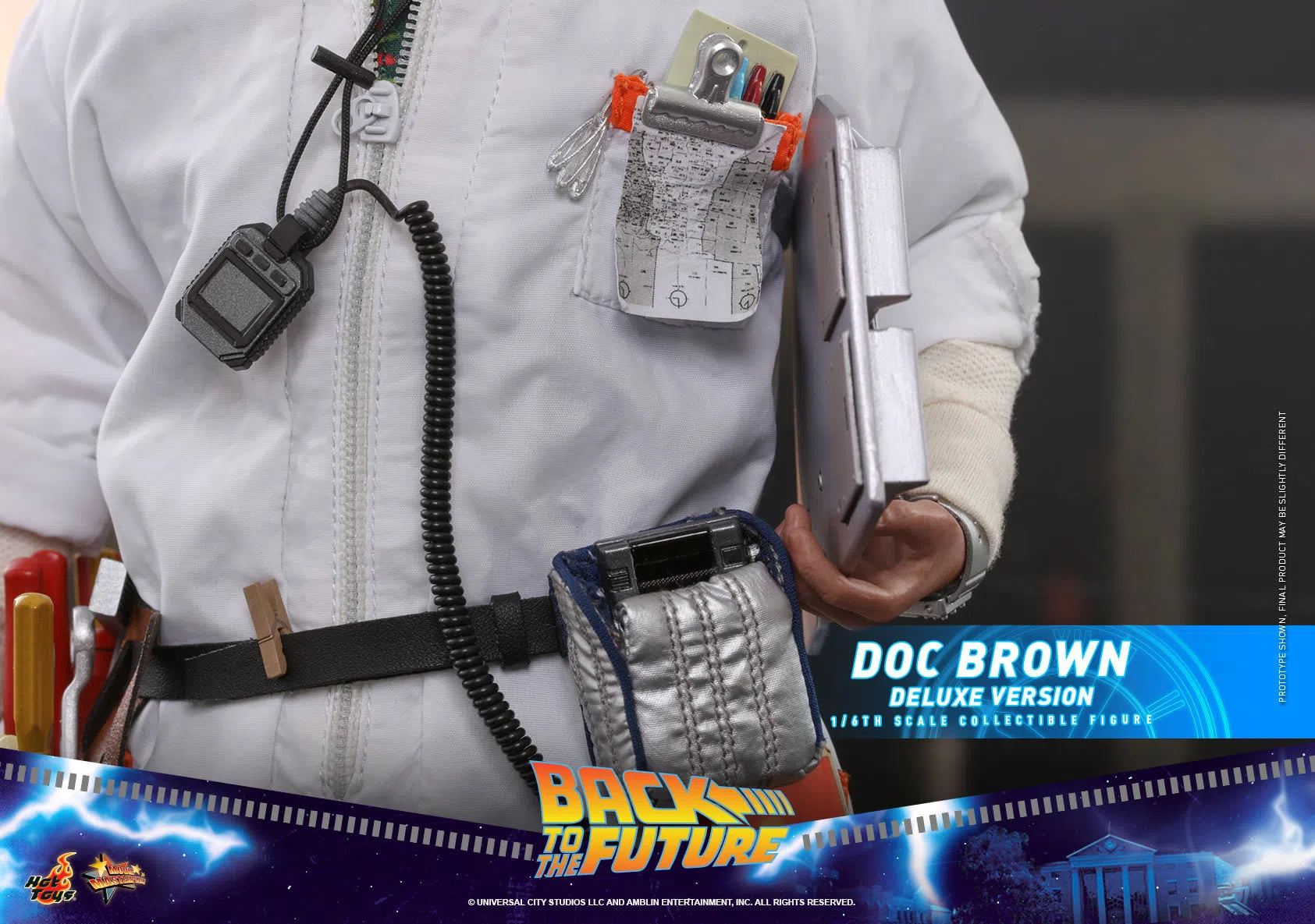 Doc Brown: Back To The Future: Deluxe Edition: MMS610 Hot Toys