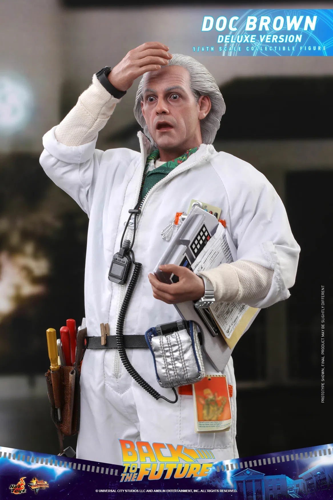 Doc Brown: Back To The Future: Deluxe Edition: MMS610 Hot Toys