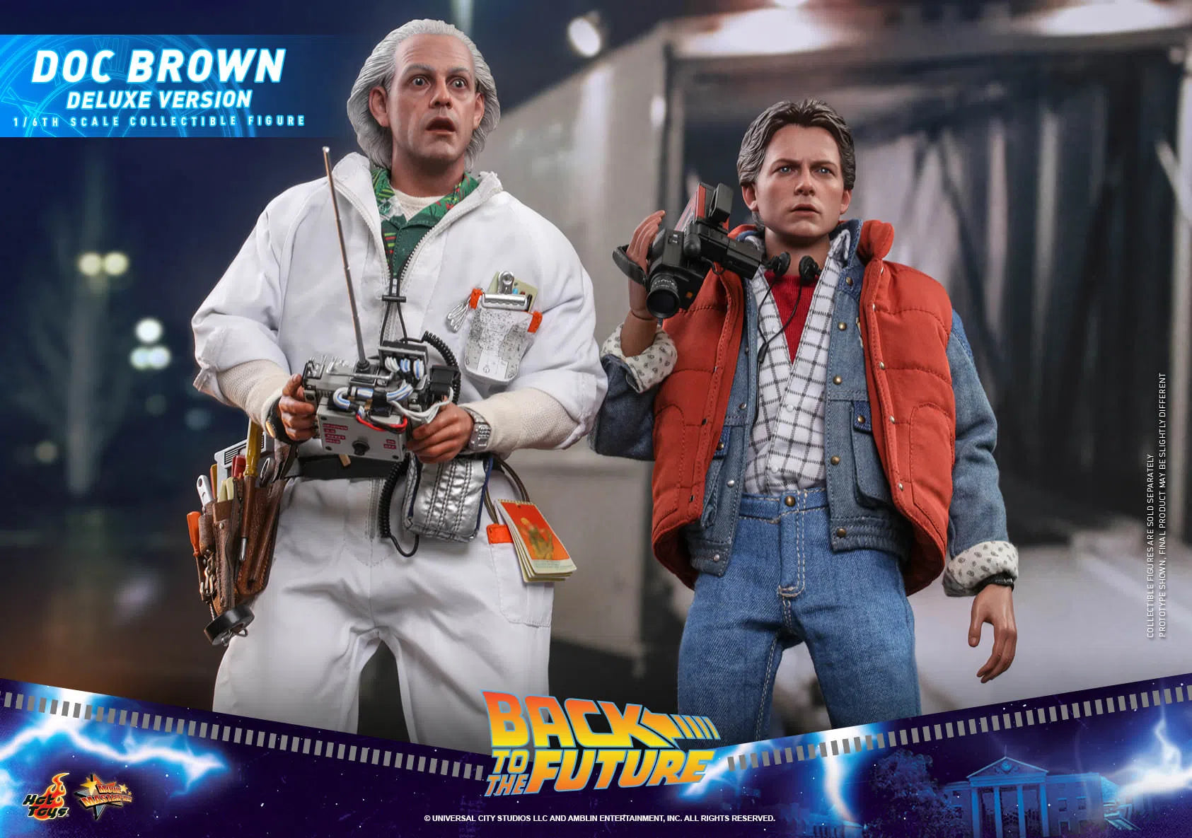 Doc Brown: Back To The Future: Deluxe Edition: MMS610 Hot Toys